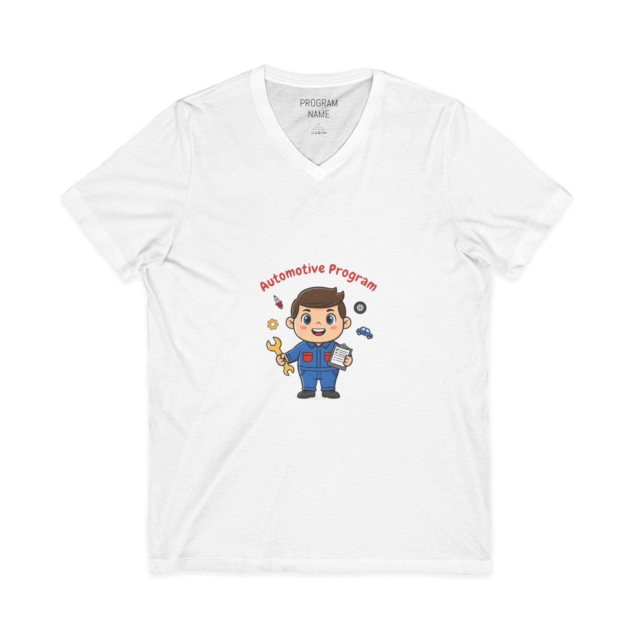 Automotive Program Mechanic Tee — Cute Auto Tech T‑Shirt with Wrench Graphic