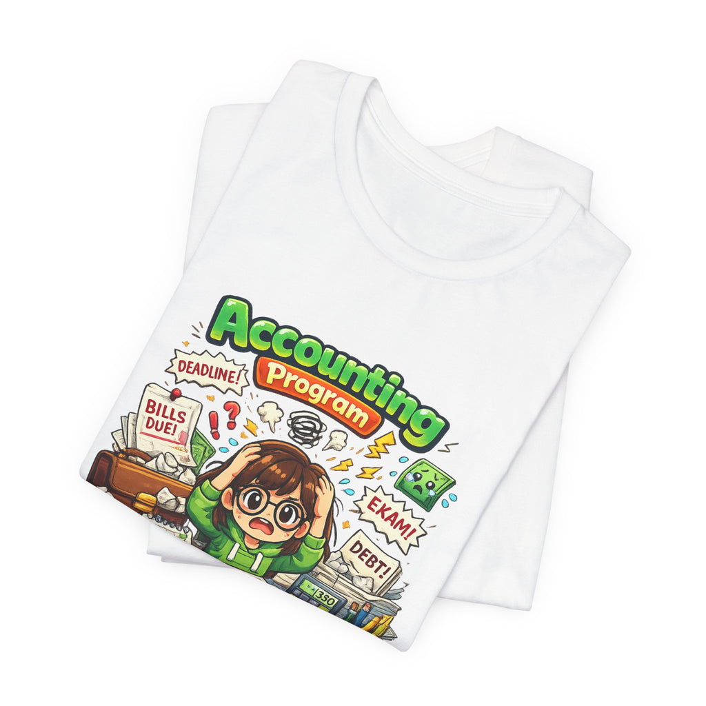 Accounting Program Student Tee — Cute Study Cartoon College Shirt