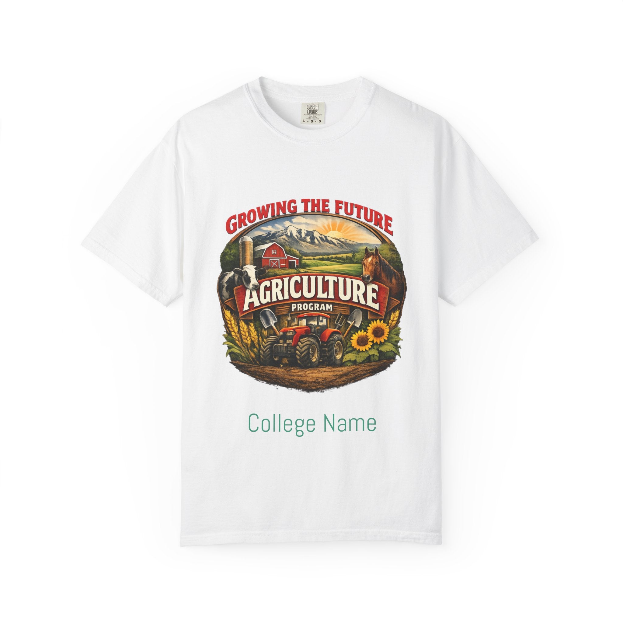 Agriculture Program T‑Shirt — "Growing the Future" Farm Vintage Graphic