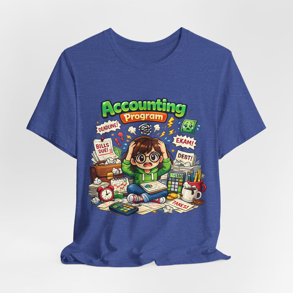 Accounting Program Student Tee — Cute Study Cartoon College Shirt