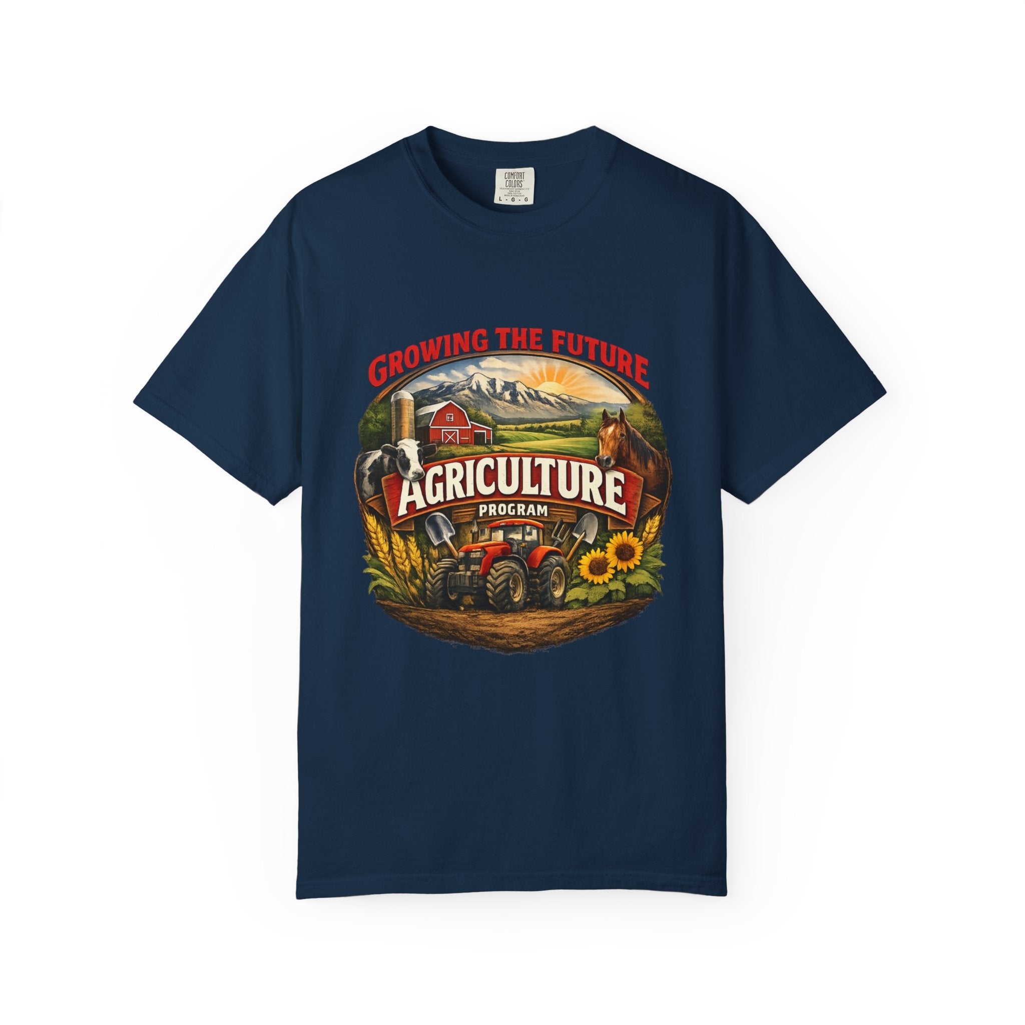 Agriculture Program T‑Shirt — "Growing the Future" Farm Vintage Graphic