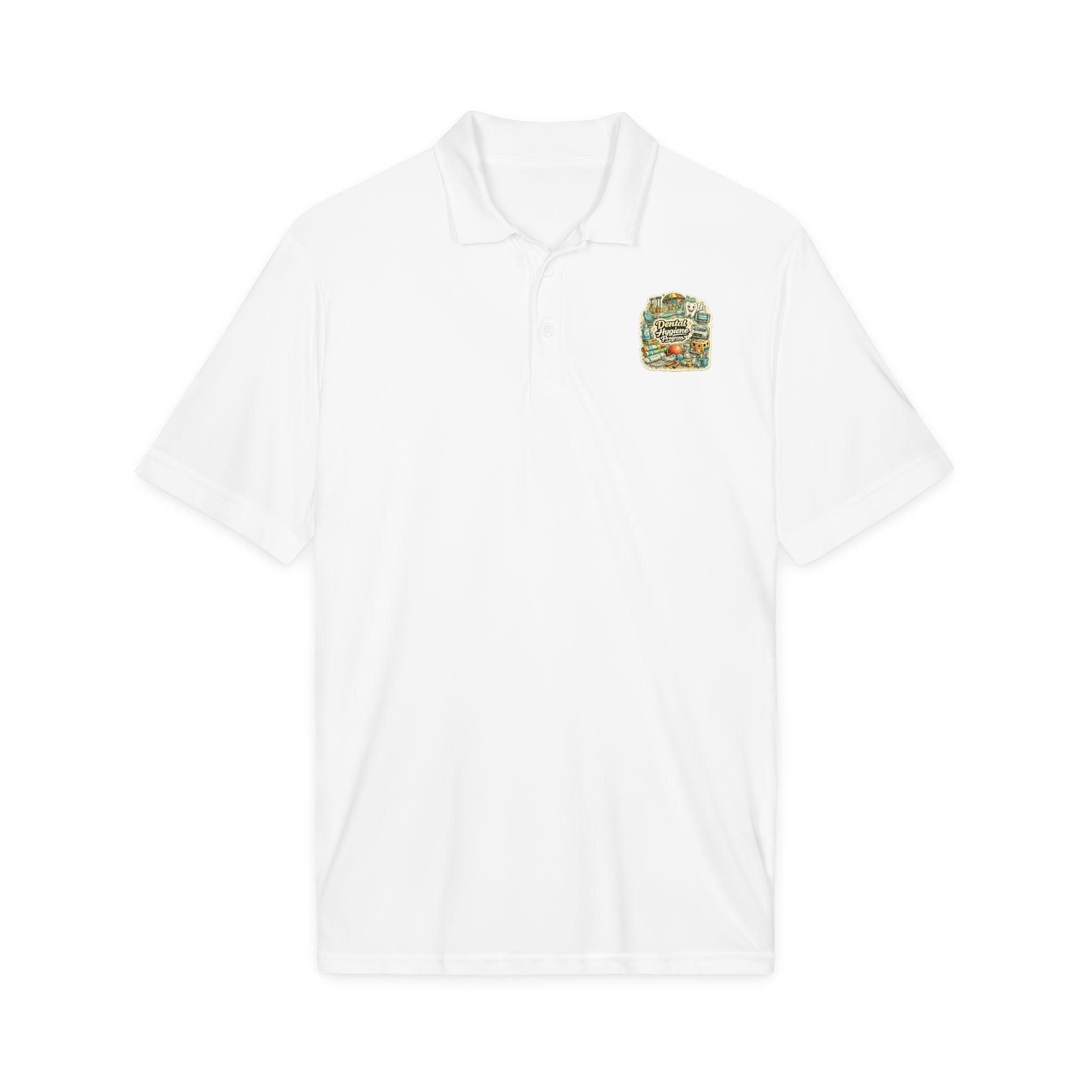 Dental Hygiene Polo Shirt — Embroidered Vintage Camper Shirt