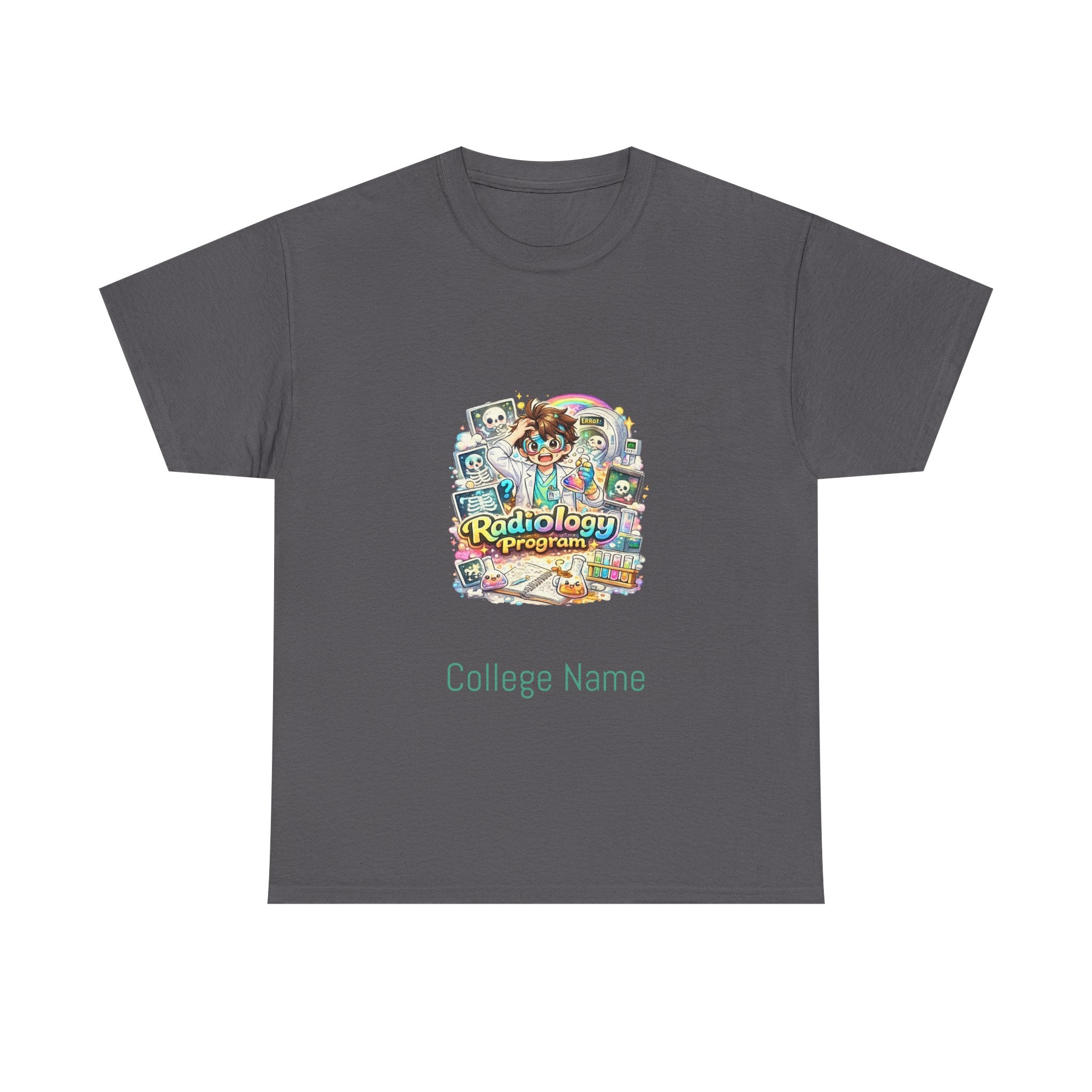 Radiology Tech Vintage Badge T-Shirt — Radiologic Technologist College Shirt