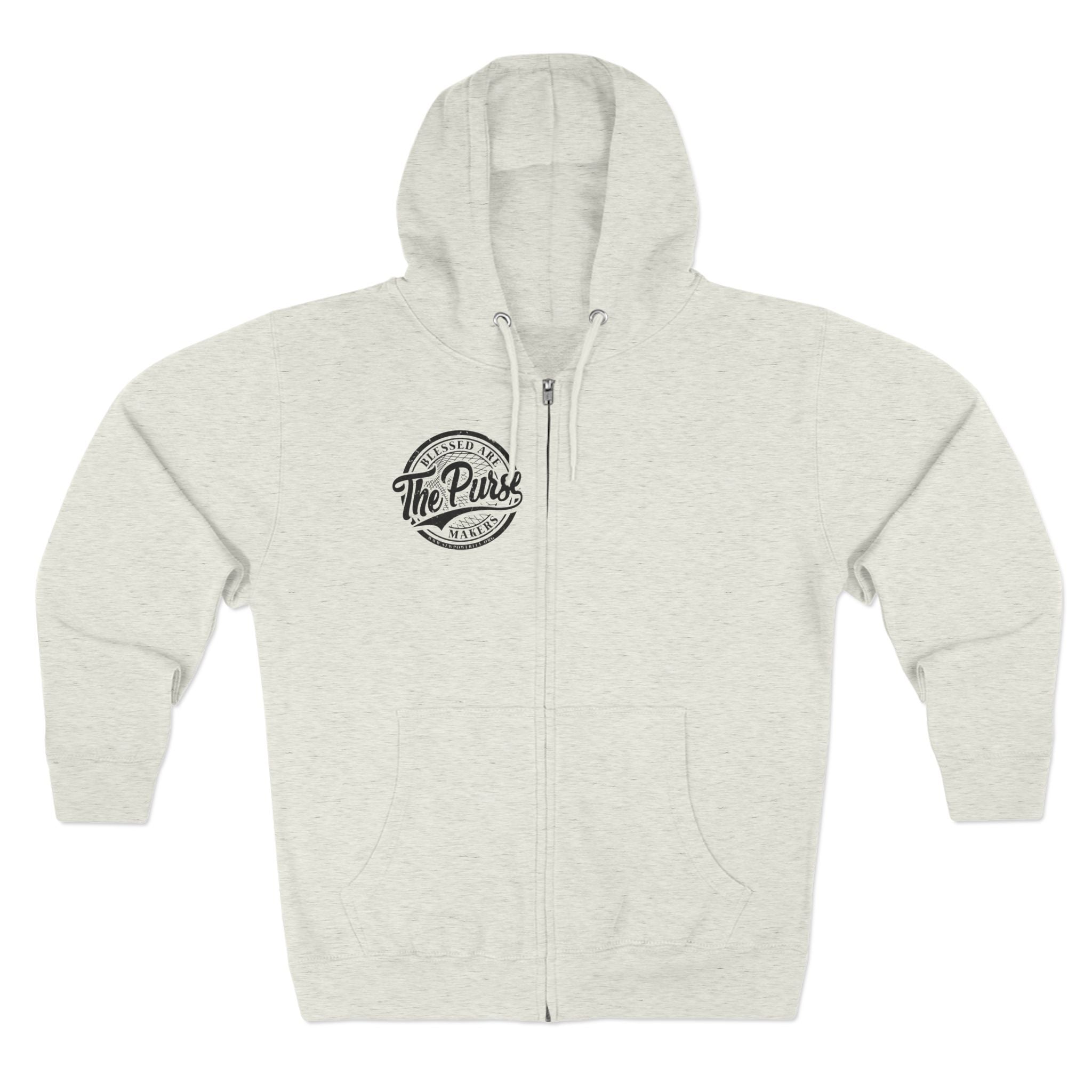 The Purse Zip Hoodie — Vintage Camping Logo Hooded Jacket