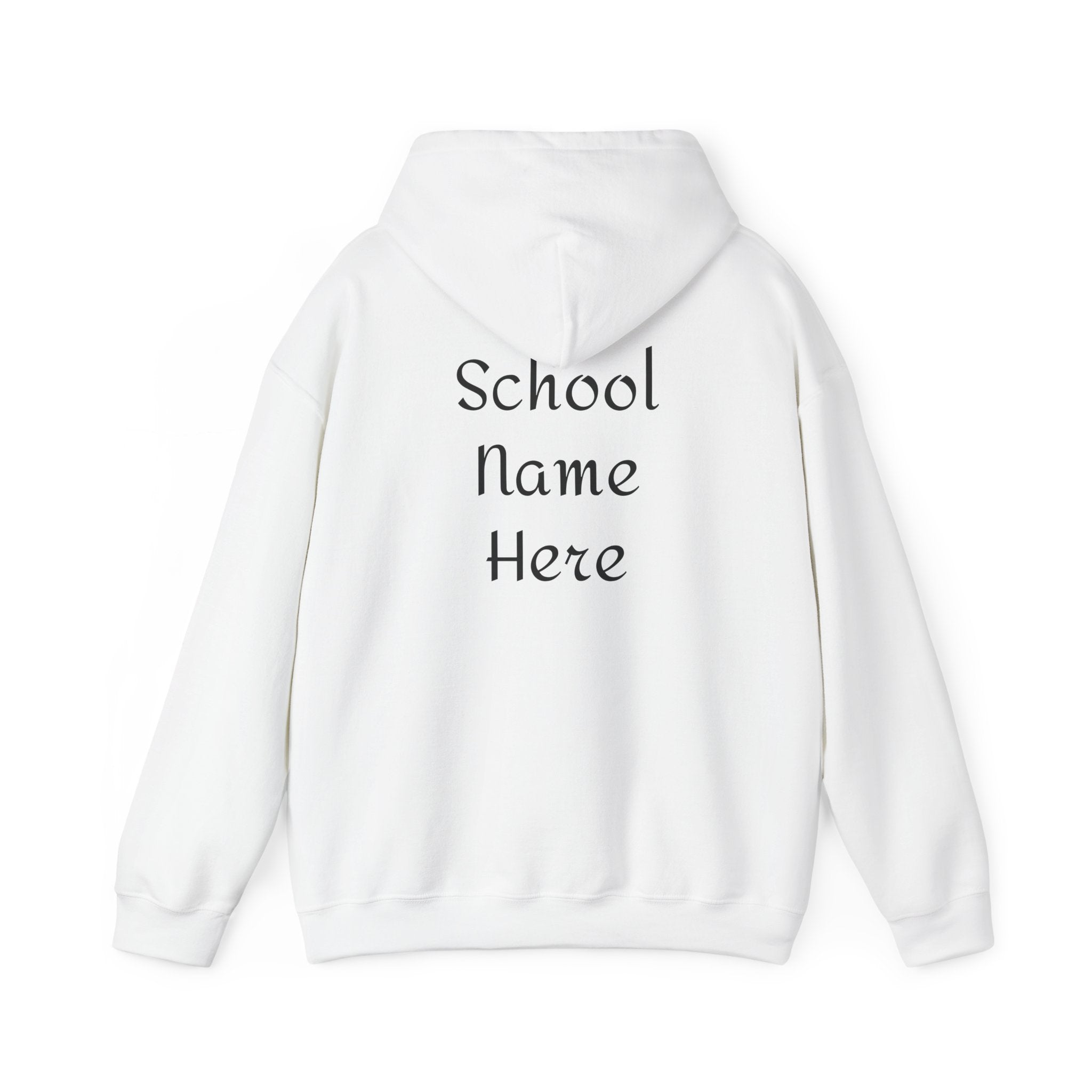 Nursing Program Hoodie – Cute Medical Icons Sweatshirt (Custom School Name)
