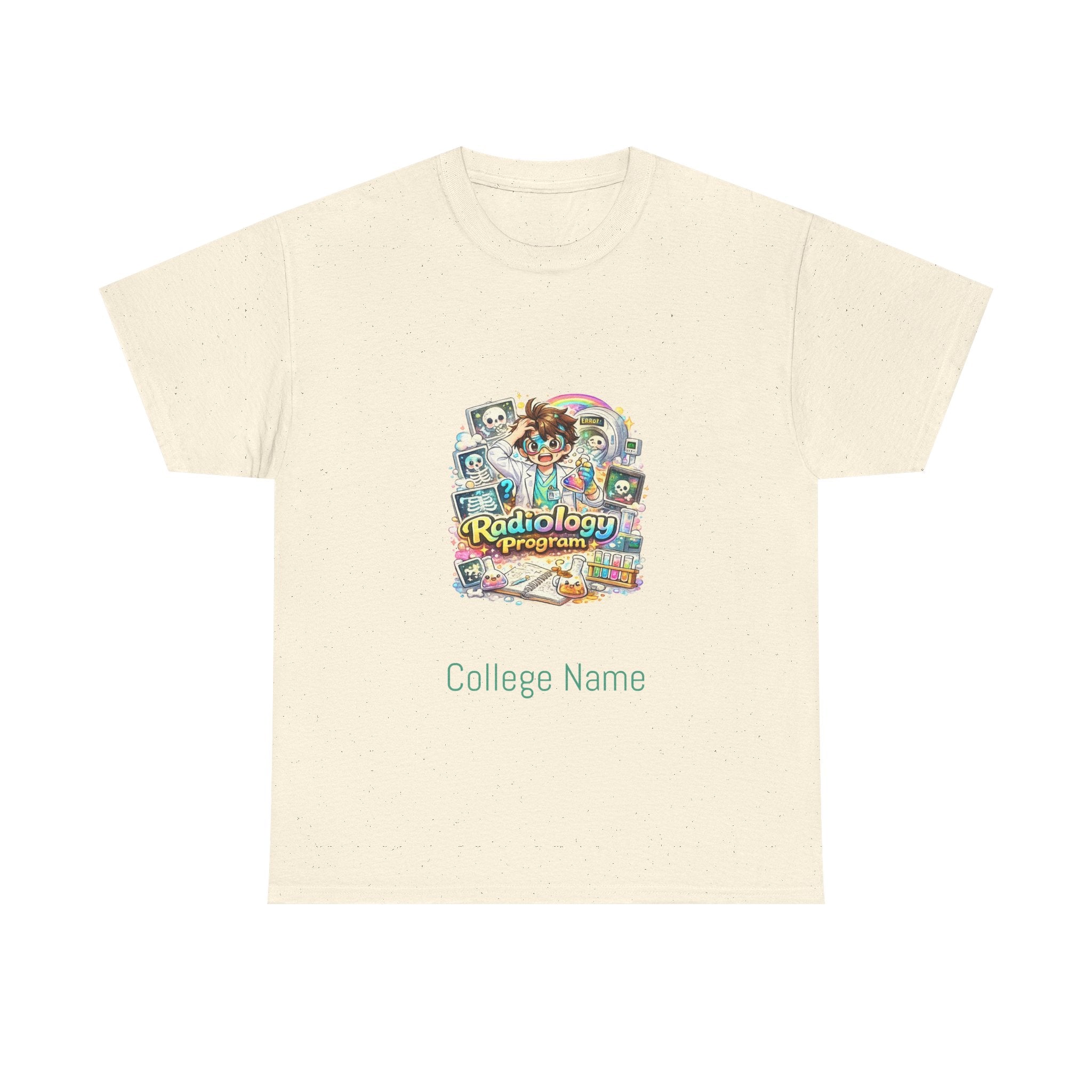 Radiology Tech Vintage Badge T-Shirt — Radiologic Technologist College Shirt