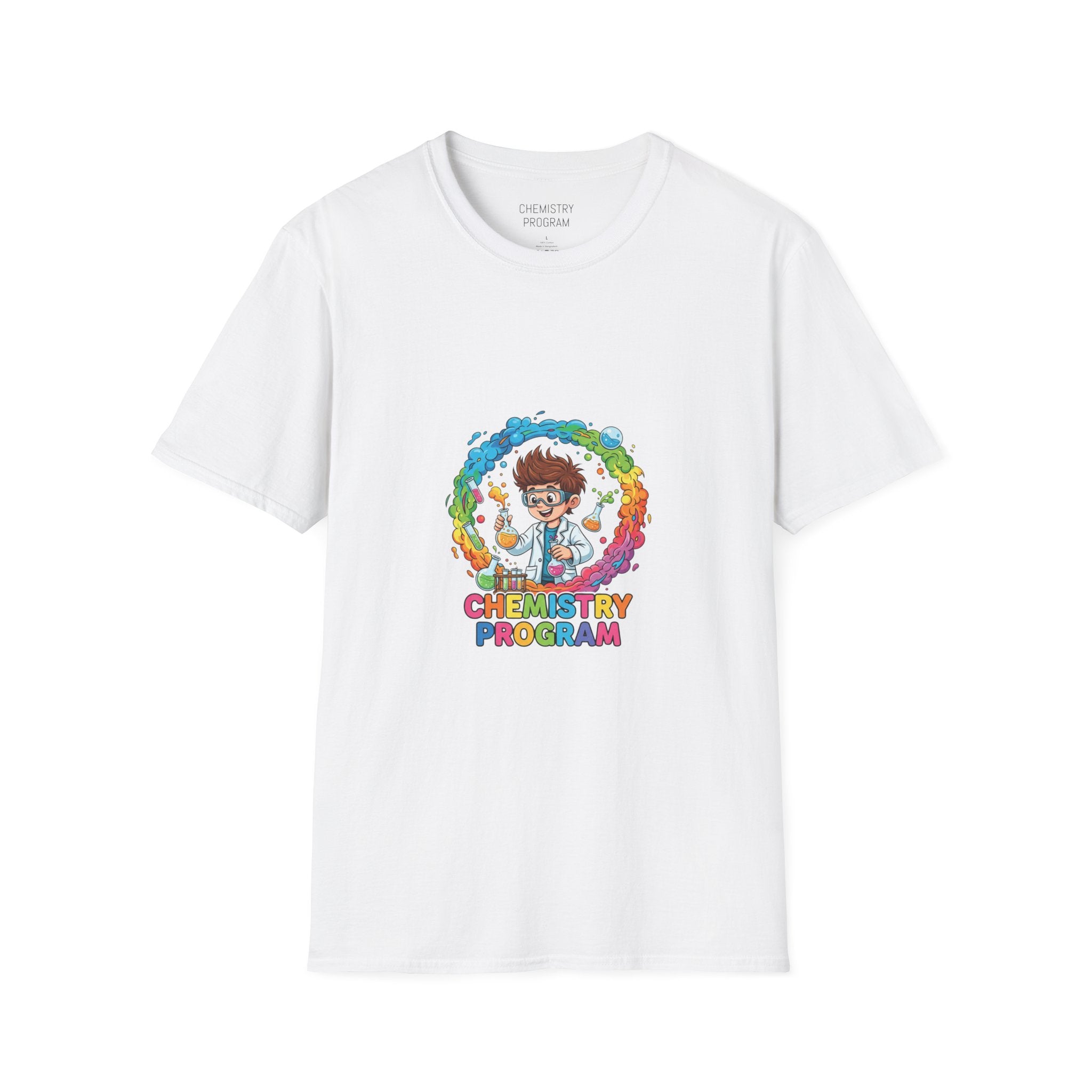 Chemistry Program T-Shirt — Colorful Science Club Tee