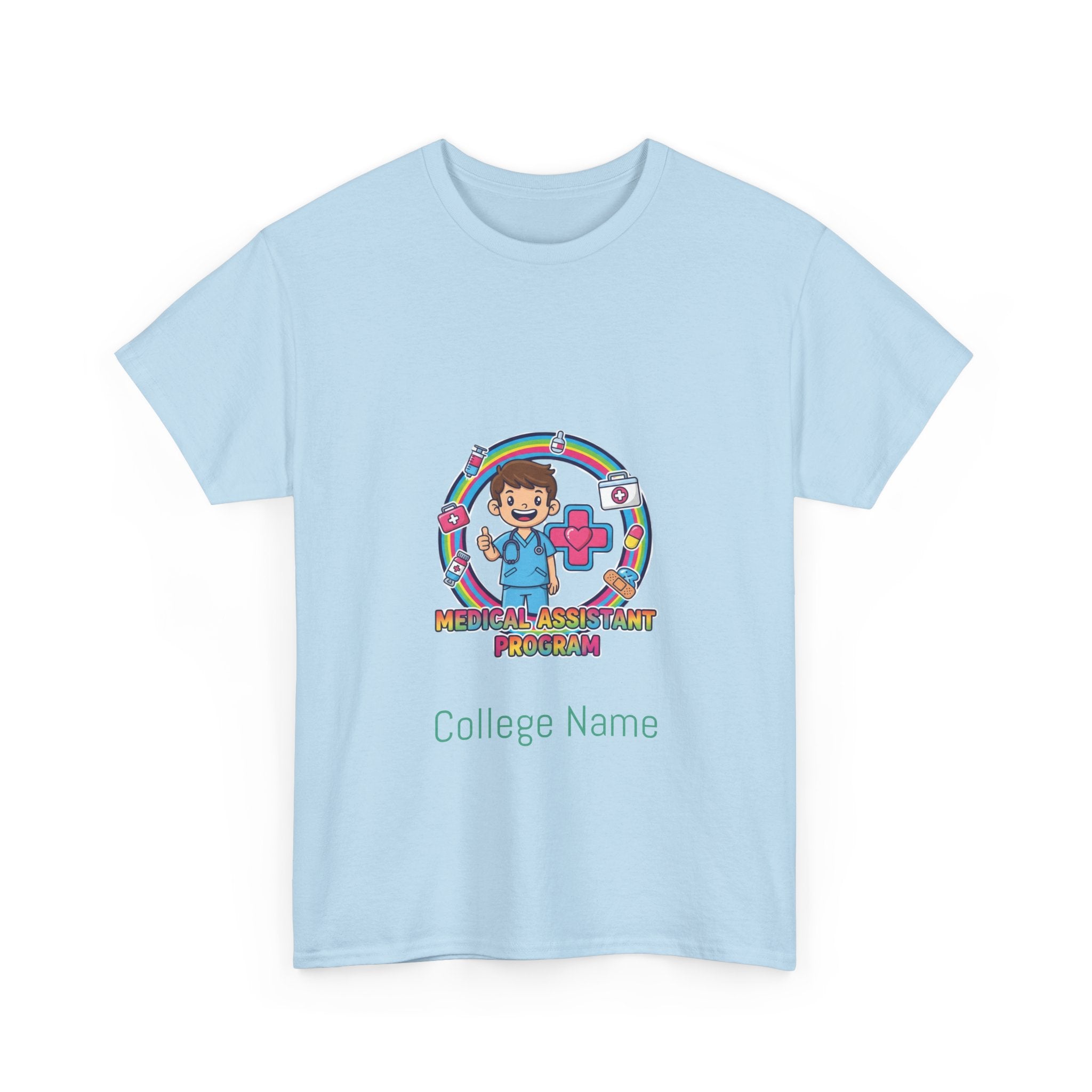 Medical Assistant Graphic Tee — White T‑Shirt