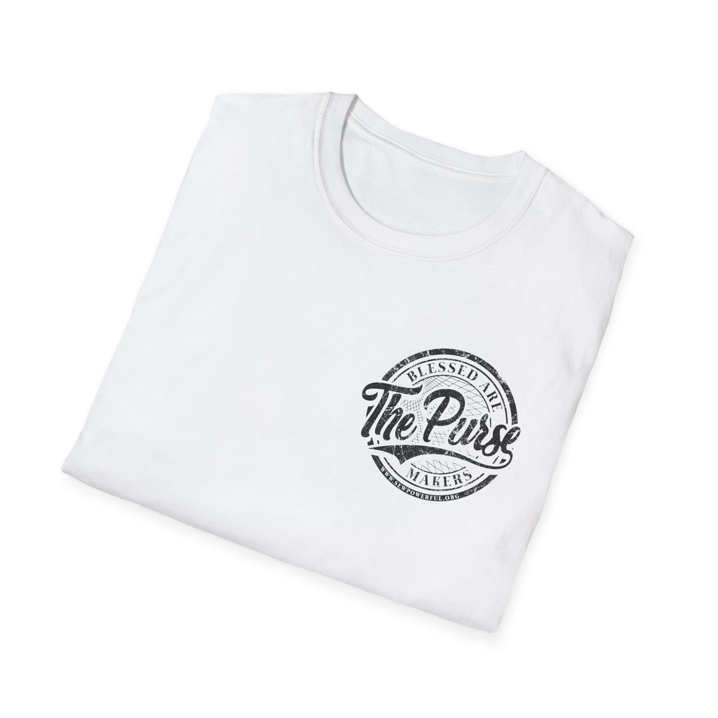 Blessed Are The Purse Makers - Small Logo T-Shirt