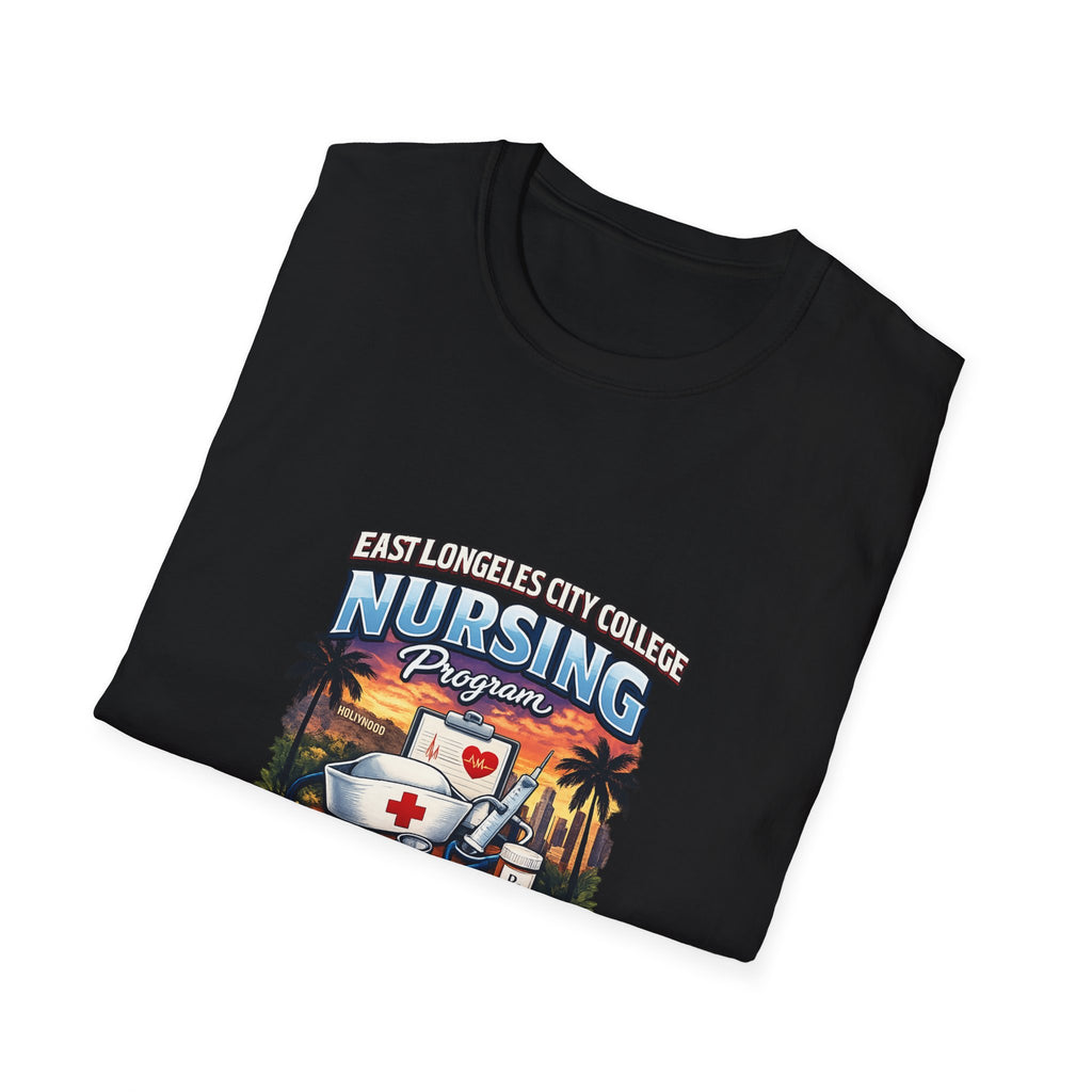 California Nursing Program T-Shirt — Retro Palm Tree Beach Nurse Design