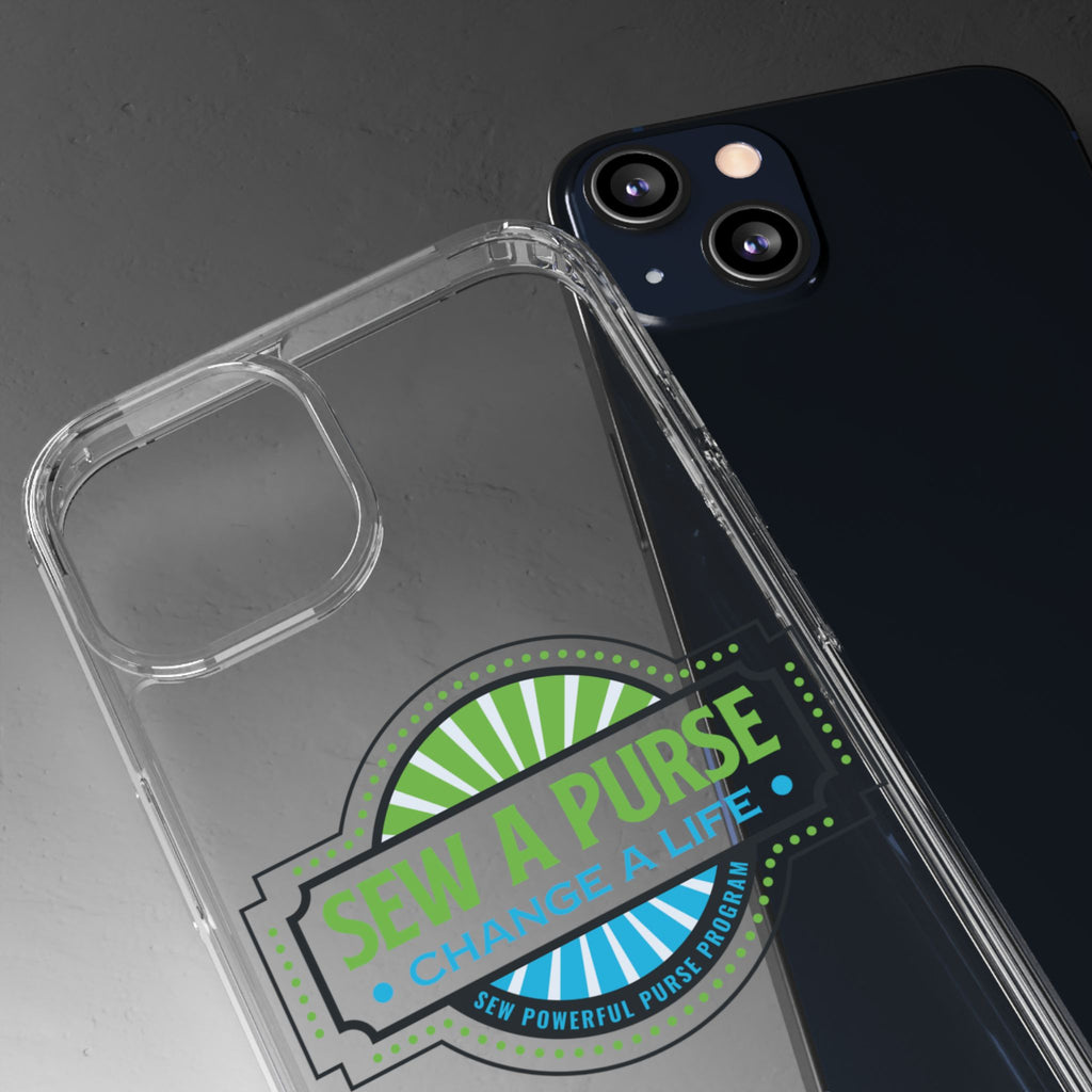 Clear Case — “Sew a Purse, Change a Life” Charity Phone Case