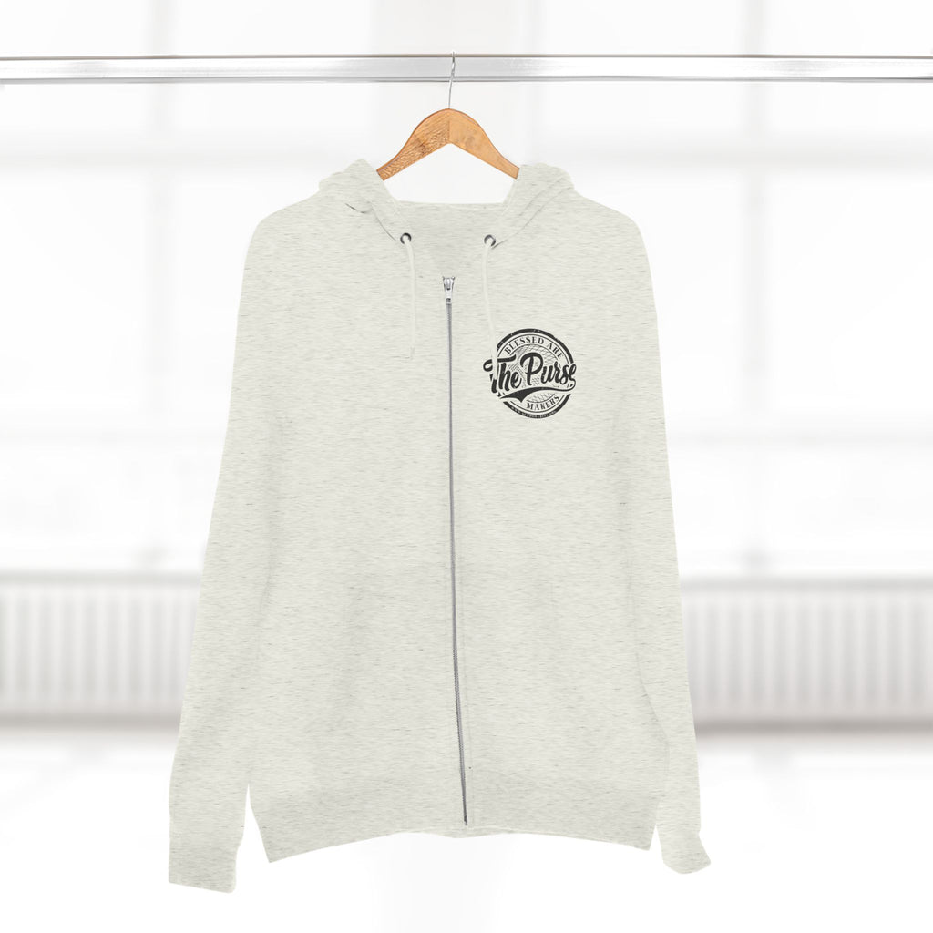 Blessed Are The Purse Makers Zip Hoodie