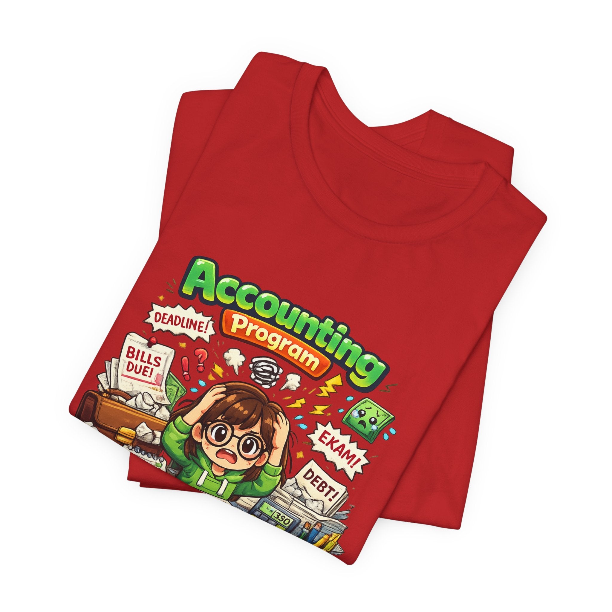Accounting Program Student Tee — Cute Study Cartoon College Shirt