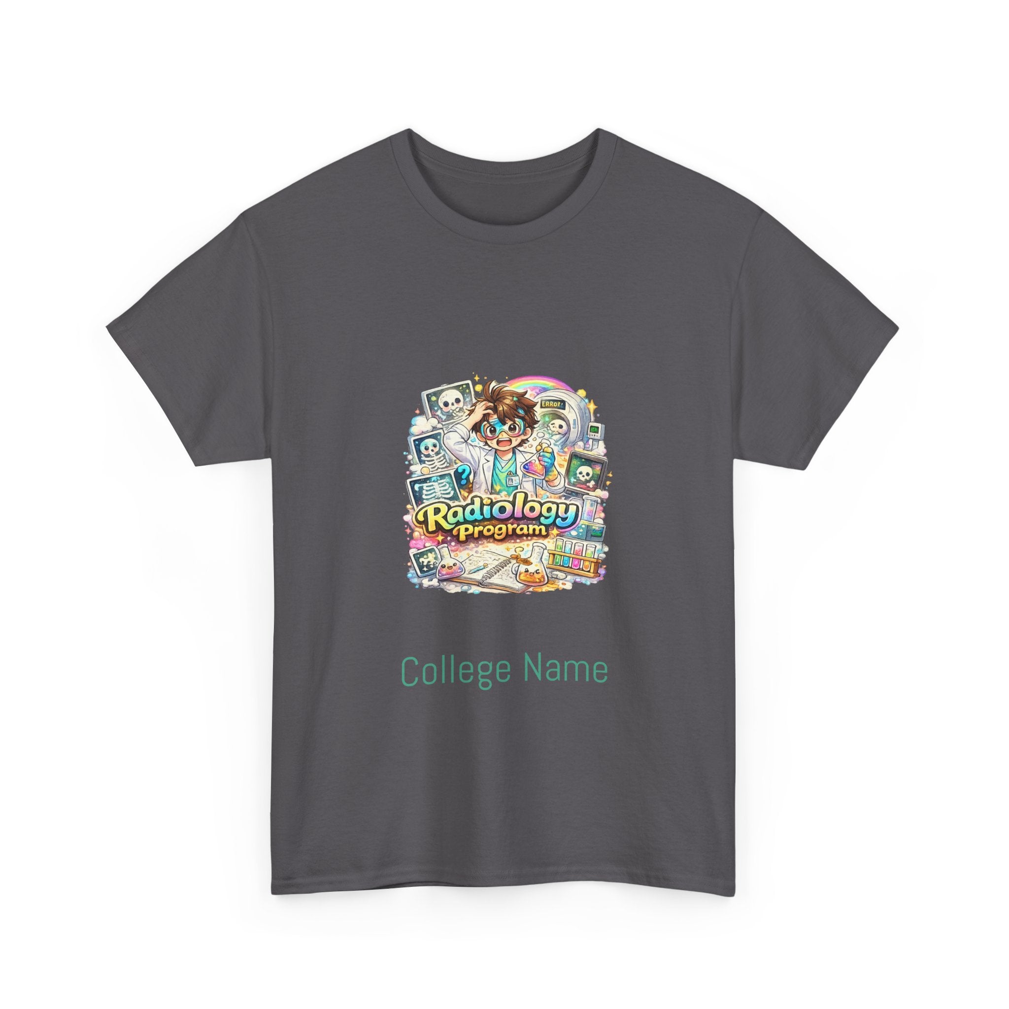 Radiology Tech Vintage Badge T-Shirt — Radiologic Technologist College Shirt