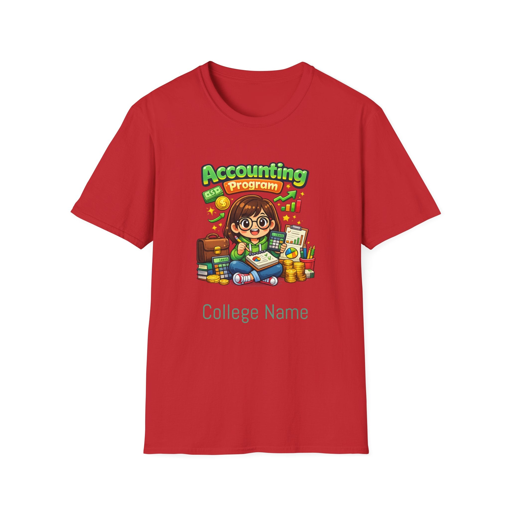 Accounting Program T-Shirt — Cute Student Accountant Graphic Tee