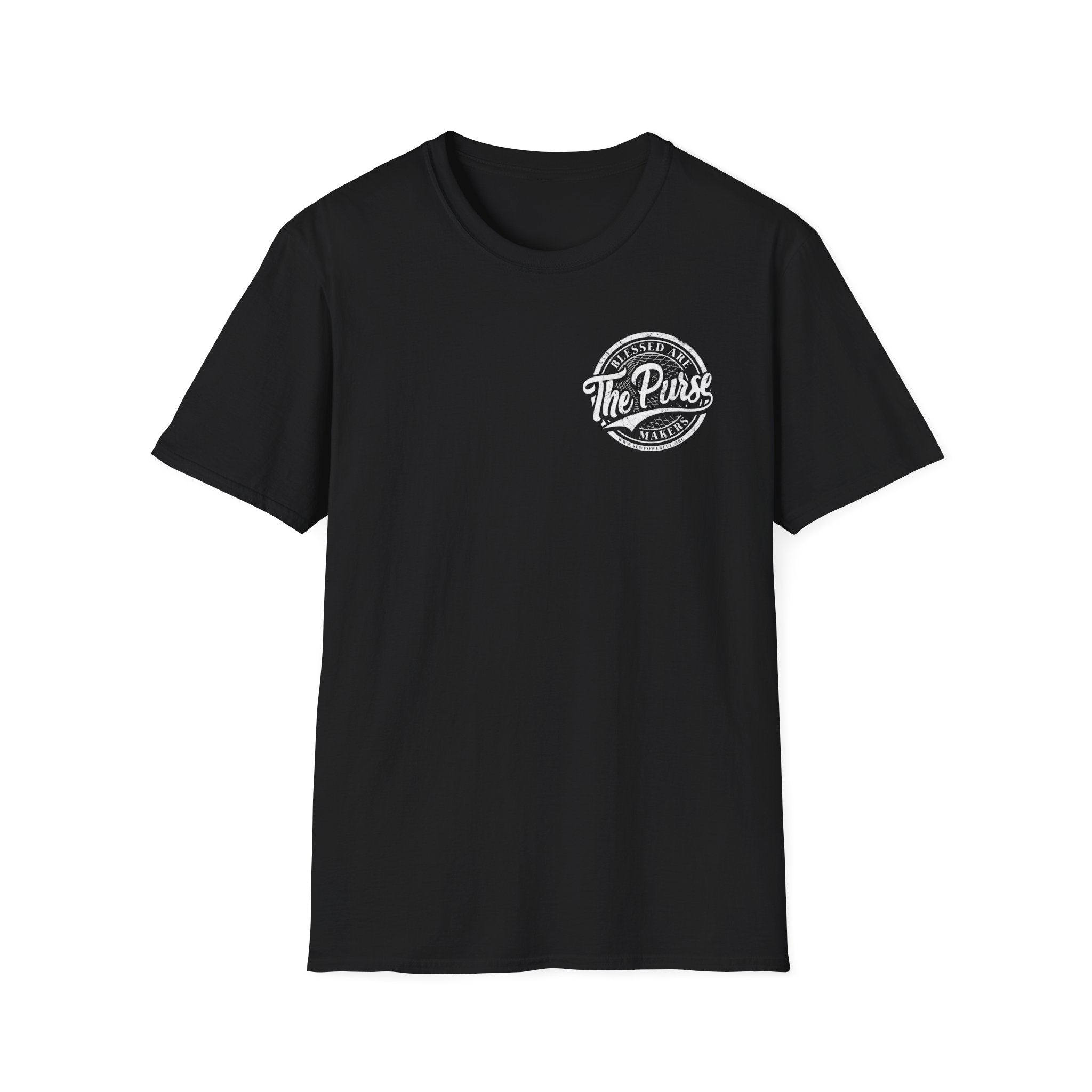 Blessed Are The Purse Makers - Small Logo T-Shirt