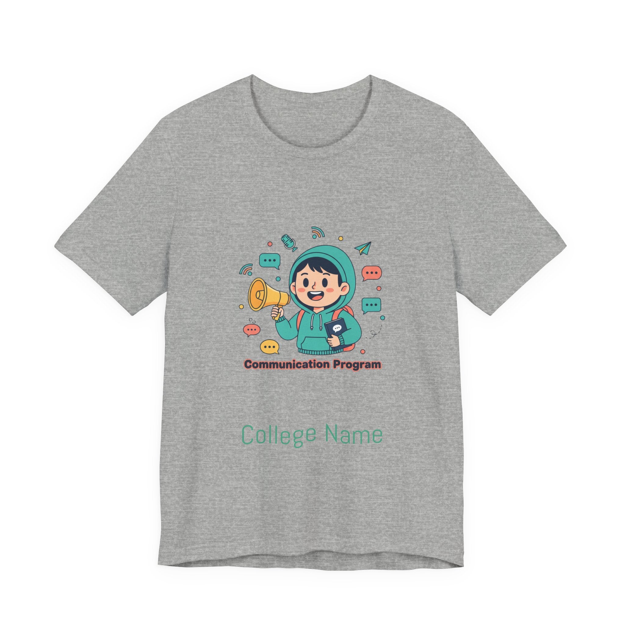 Communication Program T‑Shirt — Cute Mascot Tee