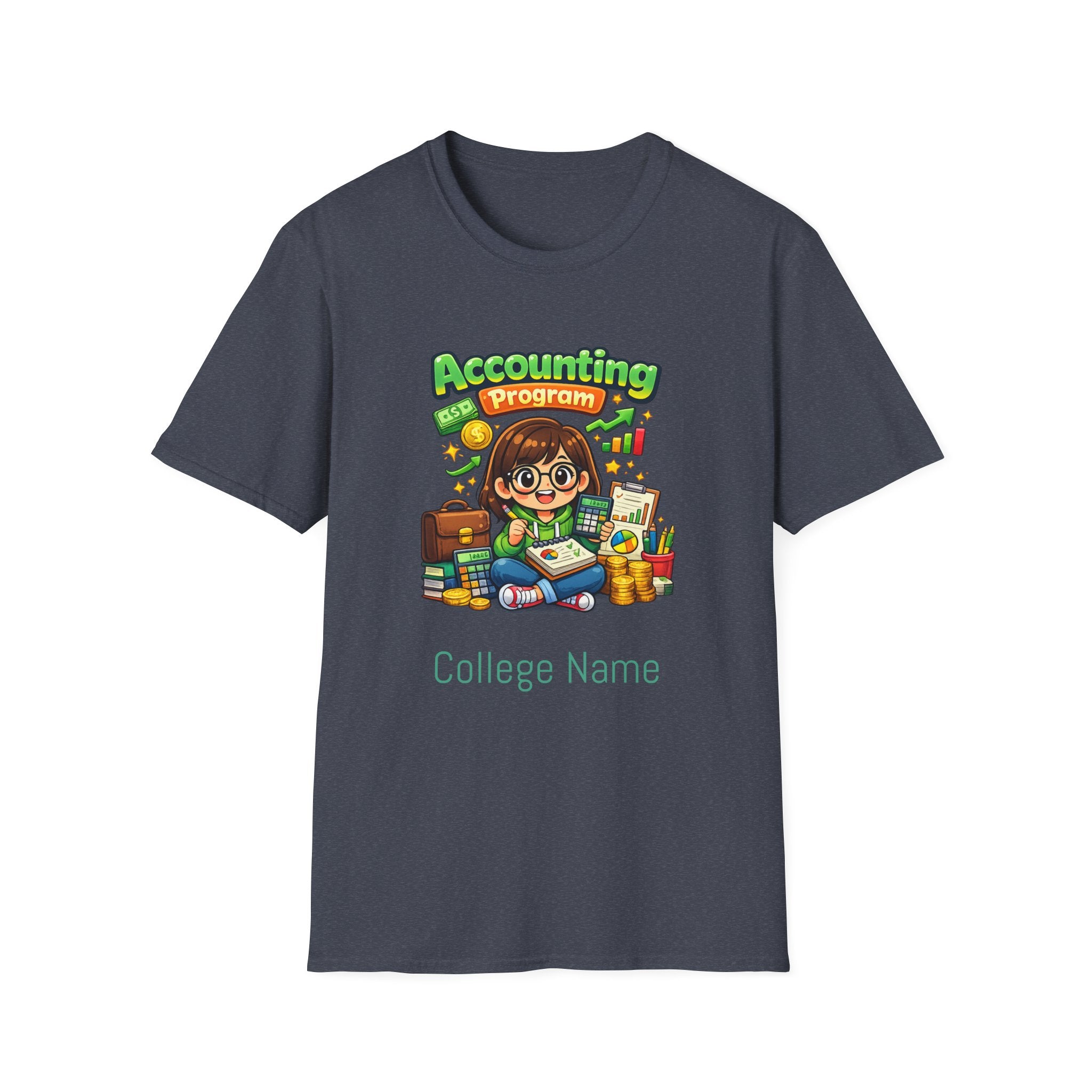 Accounting Program T-Shirt — Cute Student Accountant Graphic Tee