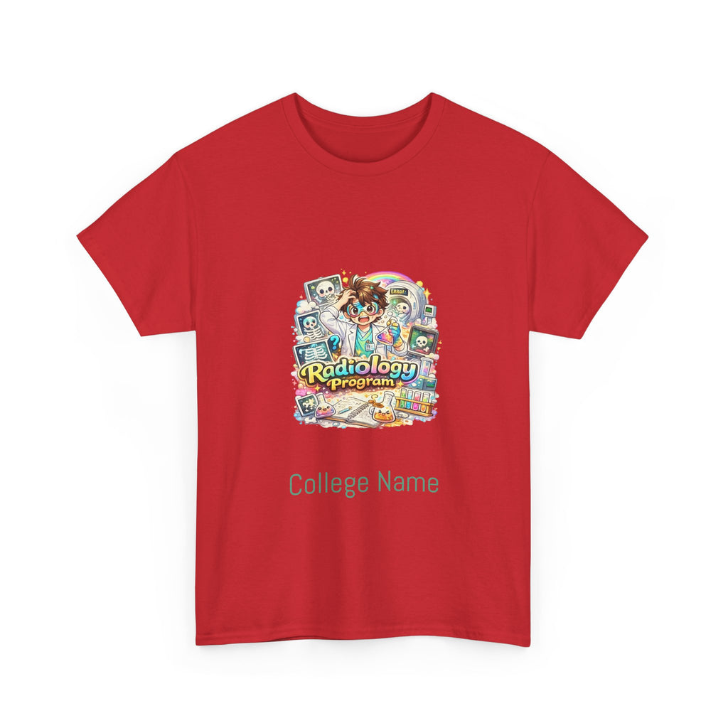 Radiology Tech Vintage Badge T-Shirt — Radiologic Technologist College Shirt