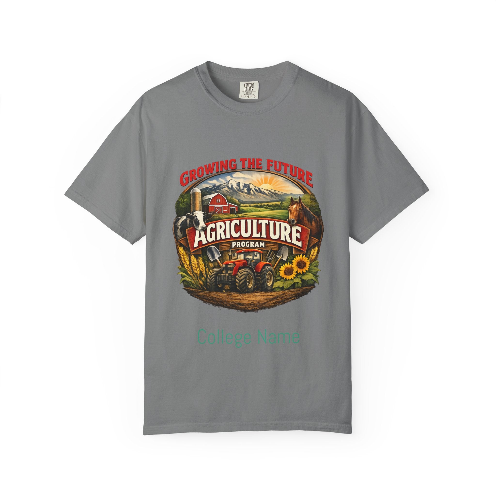 Agriculture Program T‑Shirt — "Growing the Future" Farm Vintage Graphic
