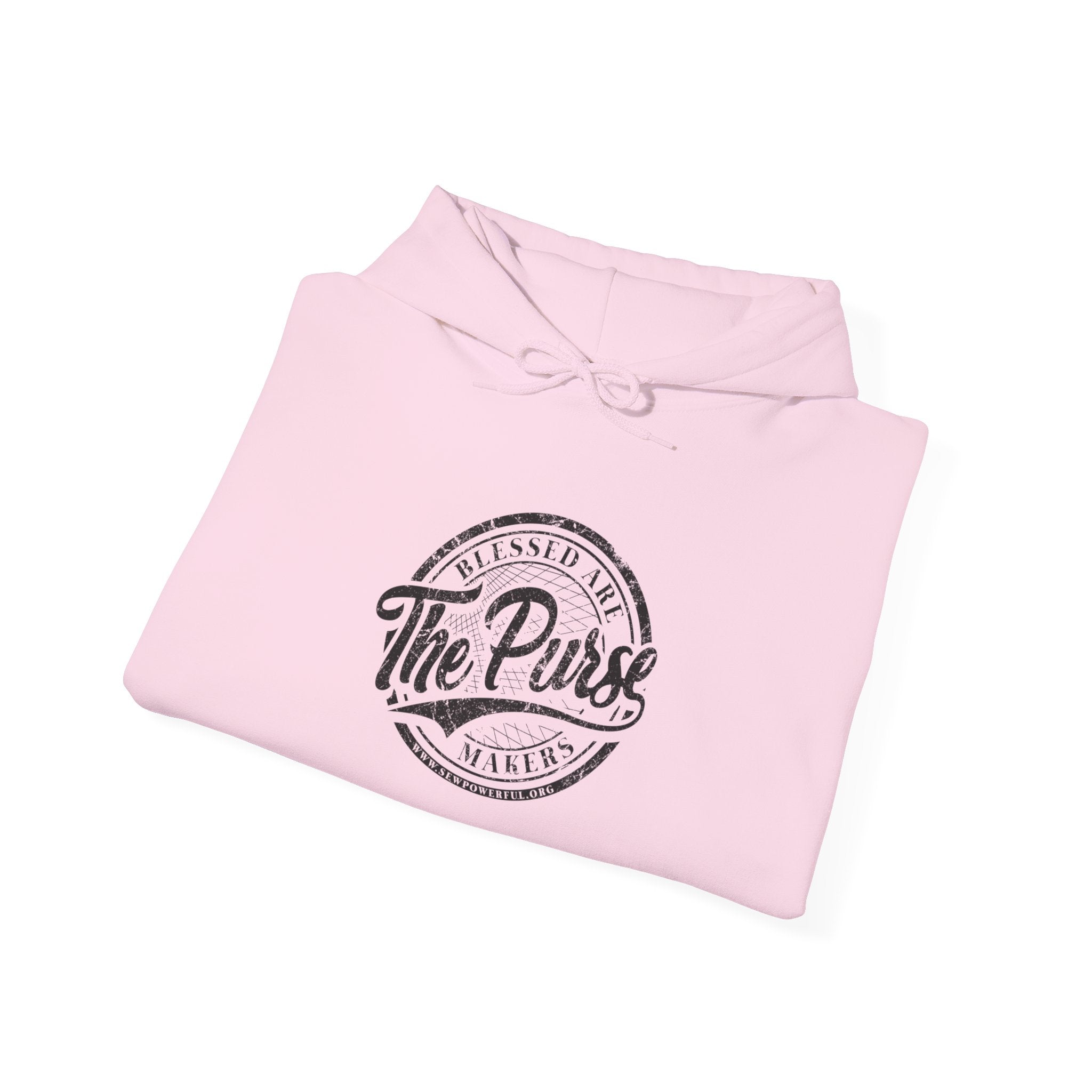 The Purse Vintage Logo Hoodie — Retro Circular Graphic Pullover
