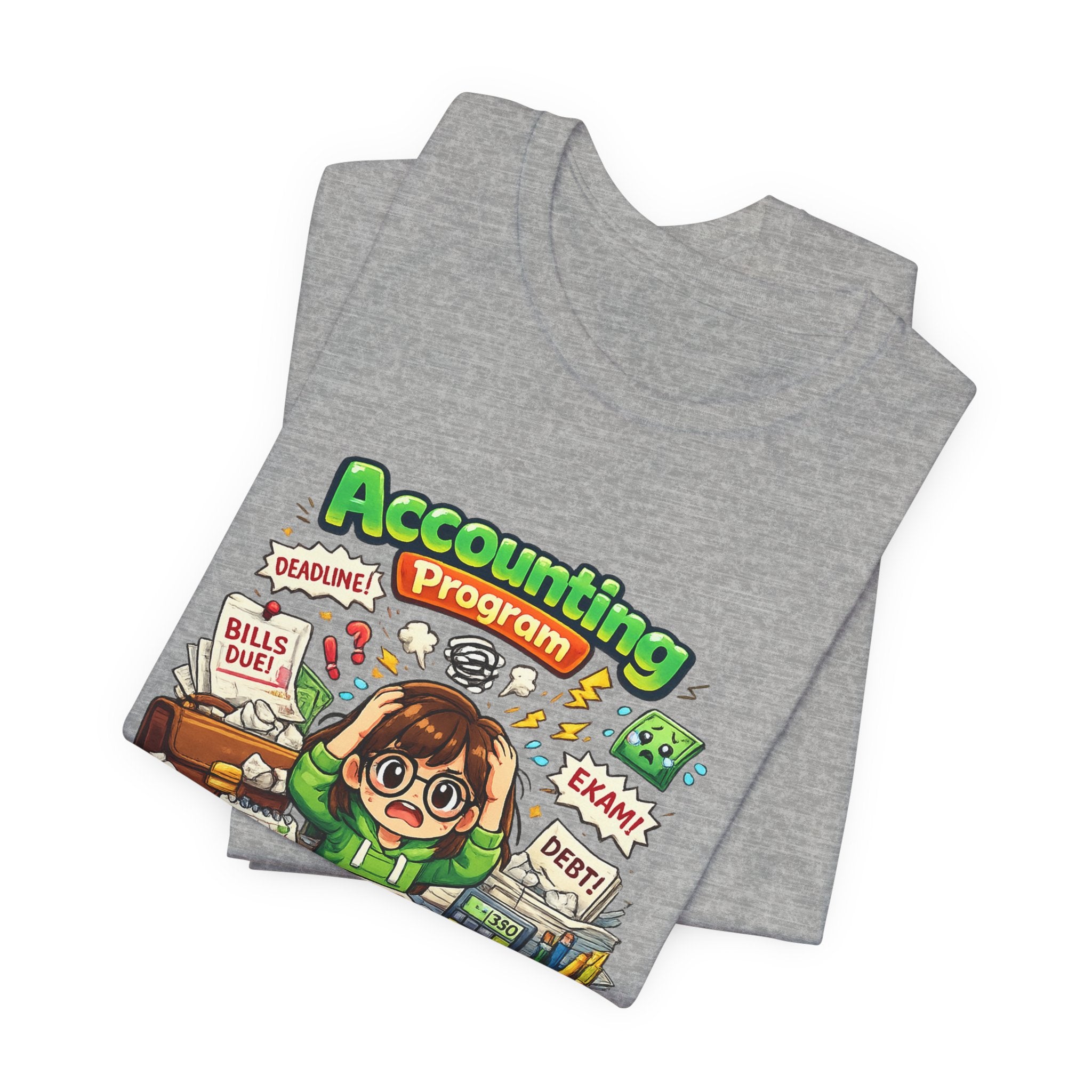 Accounting Program Student Tee — Cute Study Cartoon College Shirt