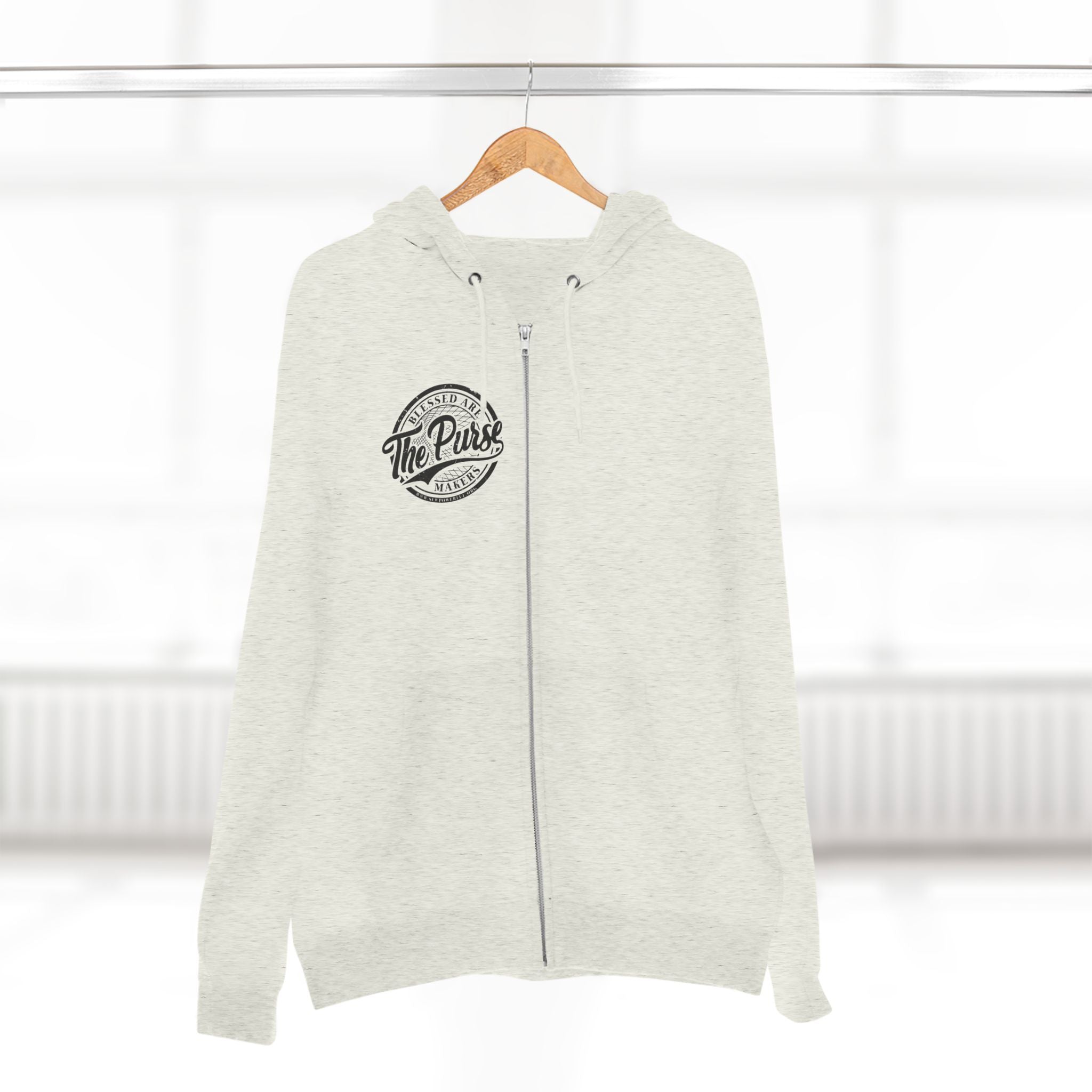The Purse Zip Hoodie — Vintage Camping Logo Hooded Jacket