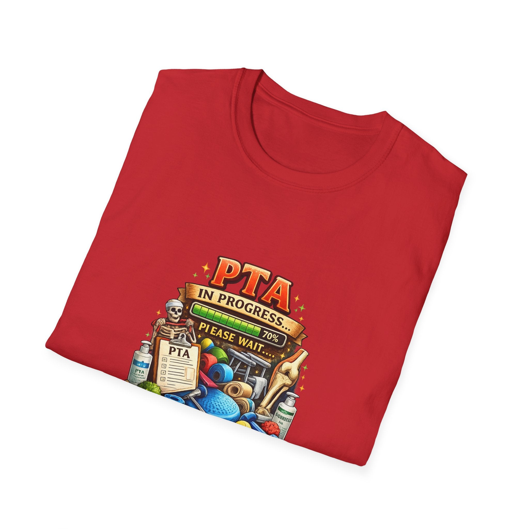 PTA In Progress T-Shirt — Physical Therapy Assistant Funny Therapist Gift