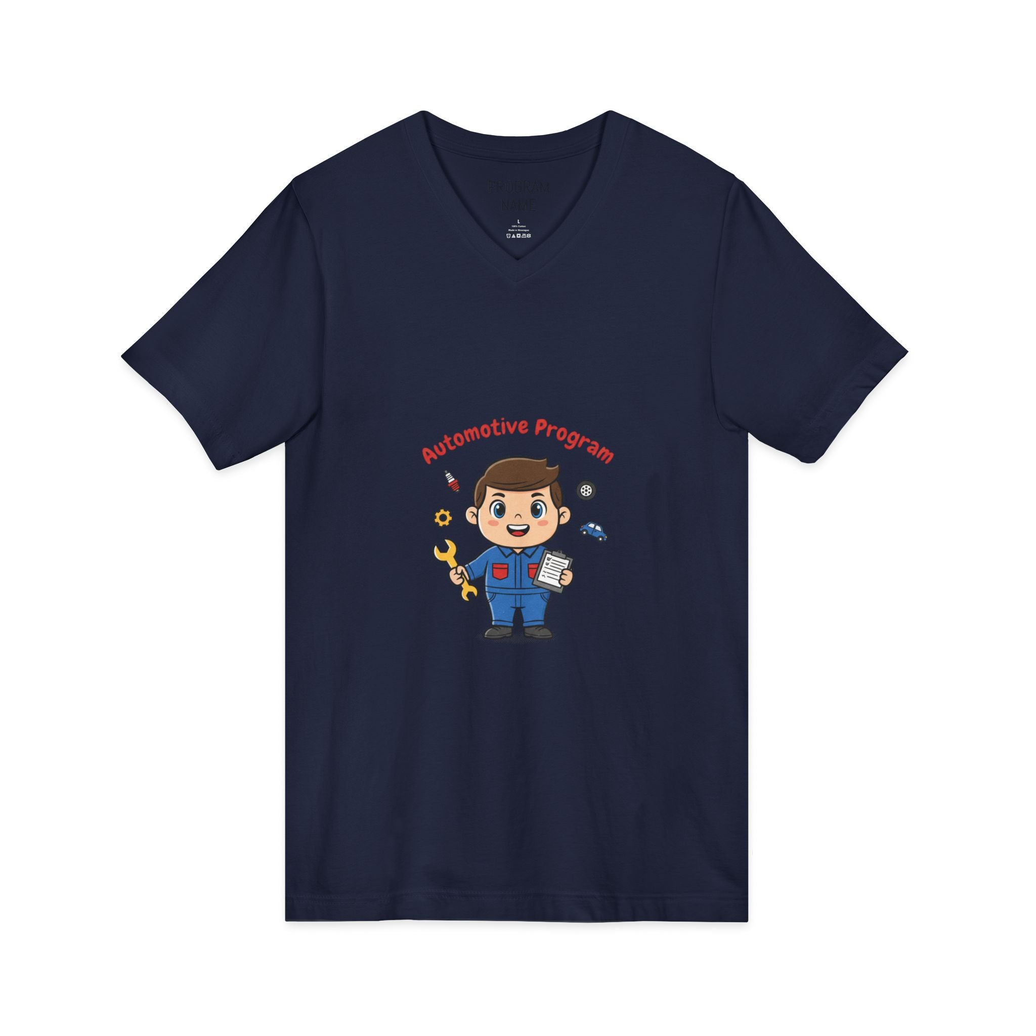 Automotive Program Mechanic Tee — Cute Auto Tech T‑Shirt with Wrench Graphic