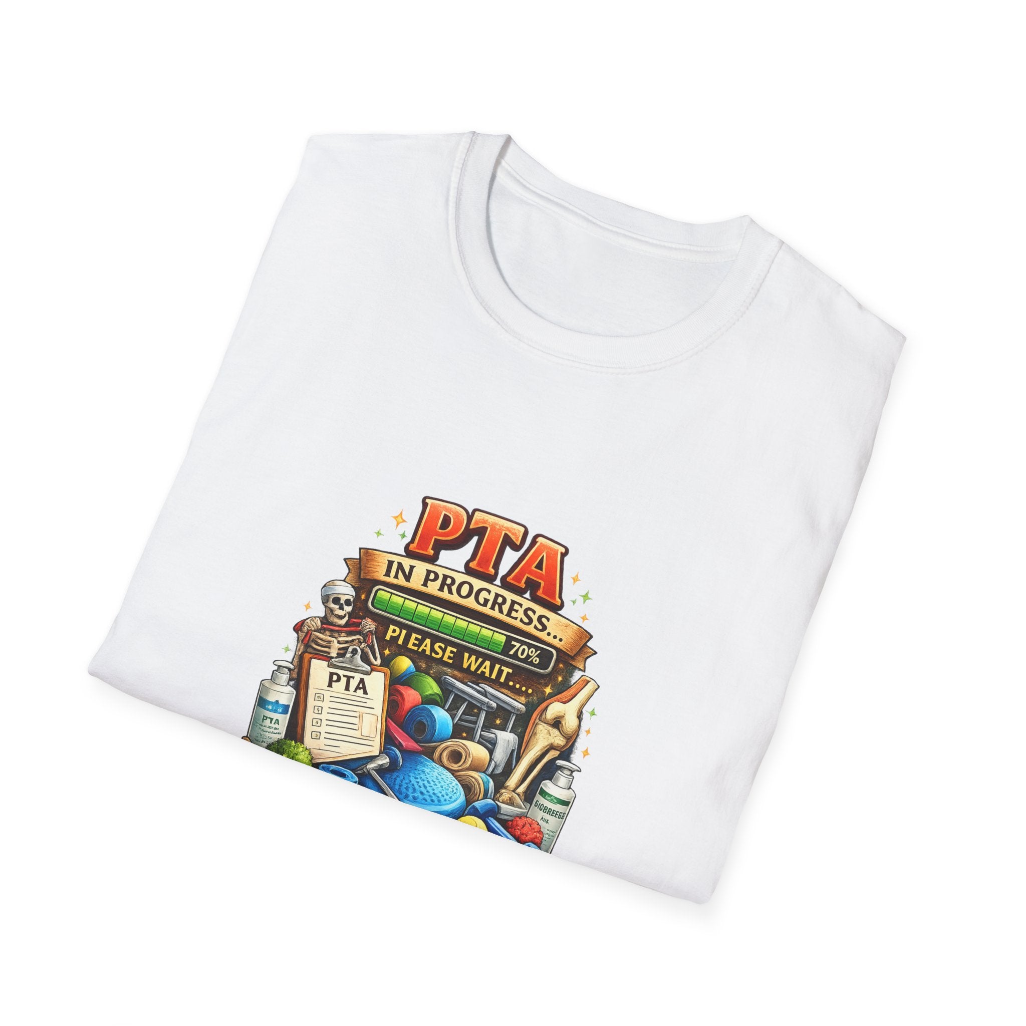 PTA In Progress T-Shirt — Physical Therapy Assistant Funny Therapist Gift