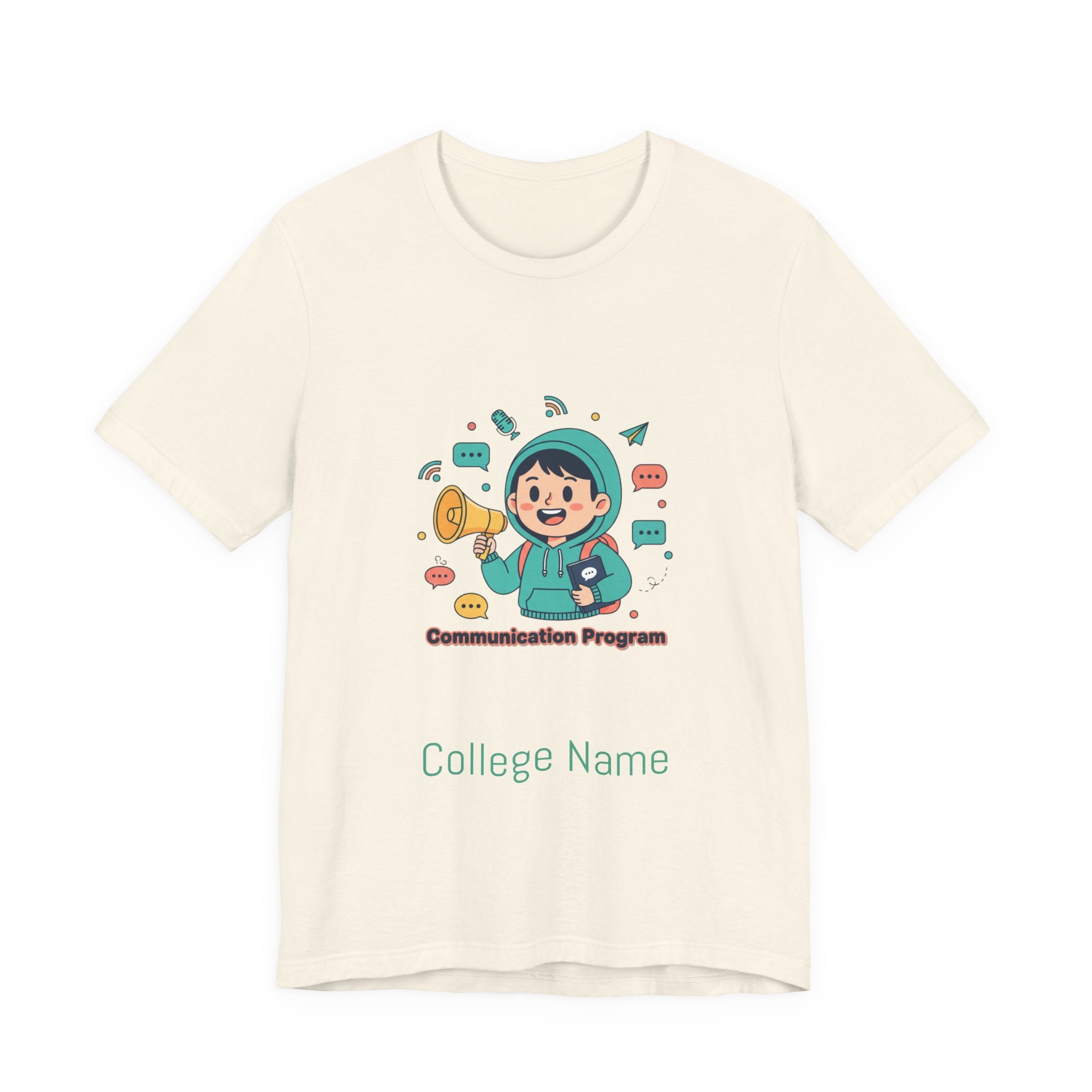 Communication Program T‑Shirt — Cute Mascot Tee