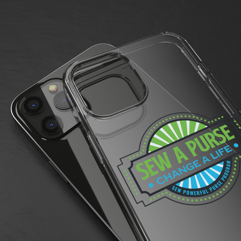 Clear Case — “Sew a Purse, Change a Life” Charity Phone Case