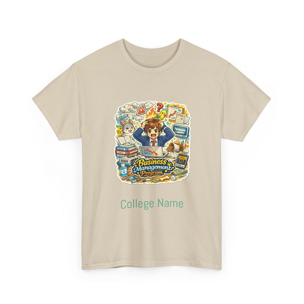 Business Management Major T-Shirt - Cute College Illustration Tee