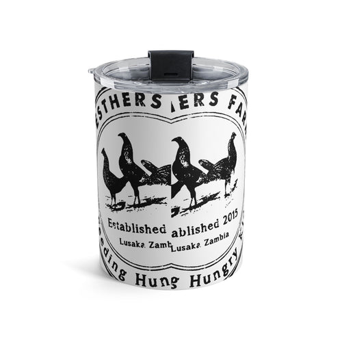 10oz Farm Logo Tumbler — “3 Esthers Farm” Established 2015, Feeding Hungry Kids