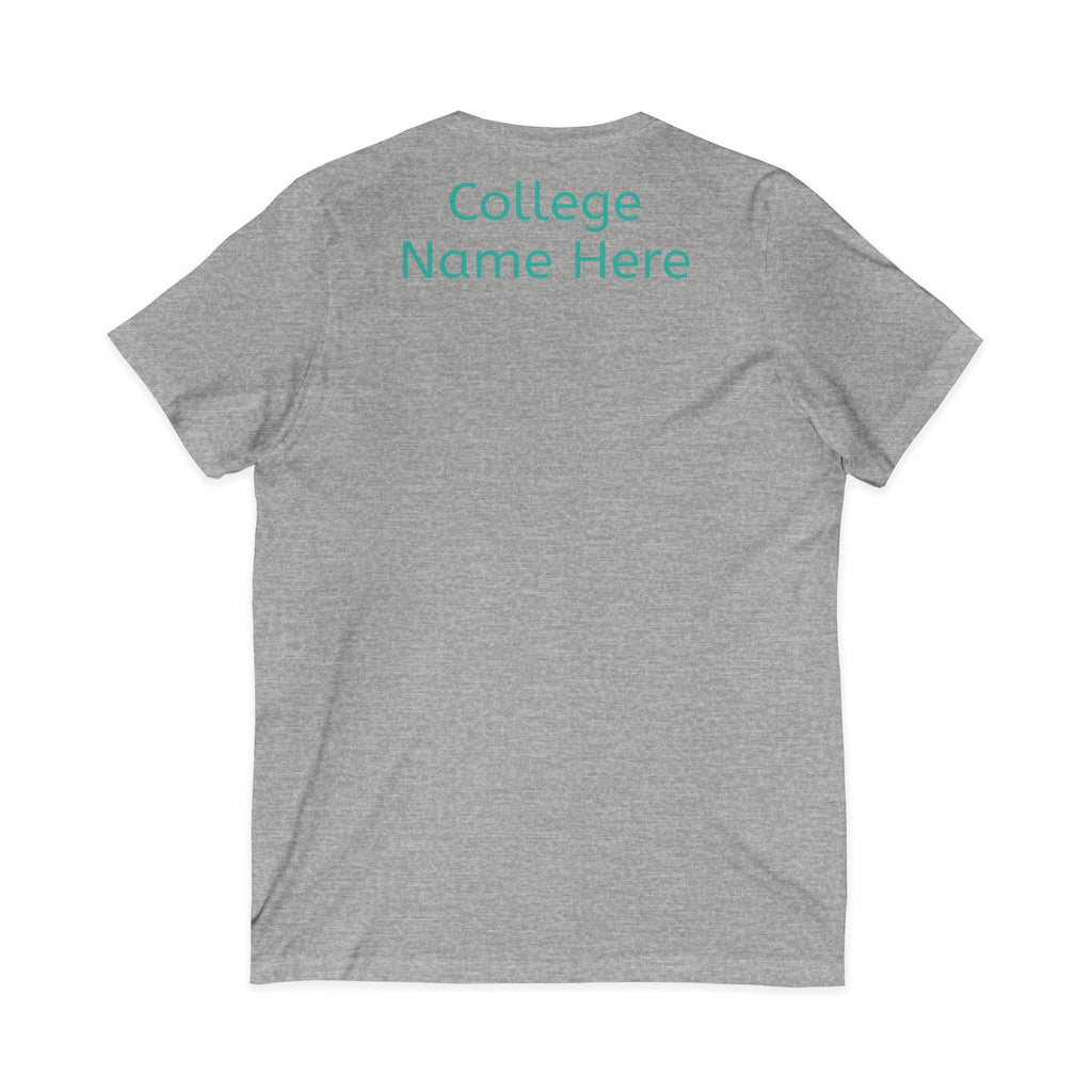 Paramedic EMS Anime V-Neck Tee — Cute EMT Program Shirt (Custom College Name)
