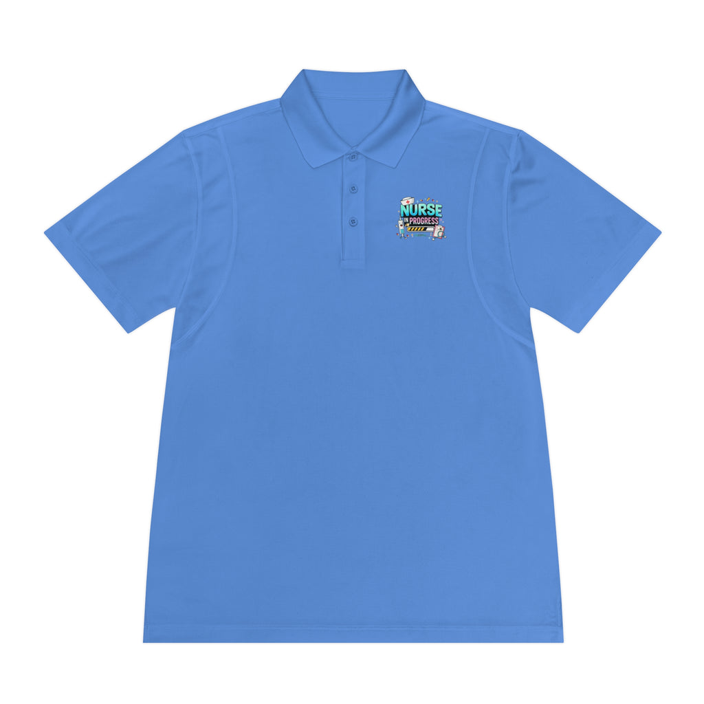 Nurse Progress Polo Shirt — Funny Medical Progress Bar Polo for Nurses