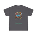 HVAC T-Shirt — "Old, Hot & Dirty But Better With Clients" Construction Worker Graphic Tee