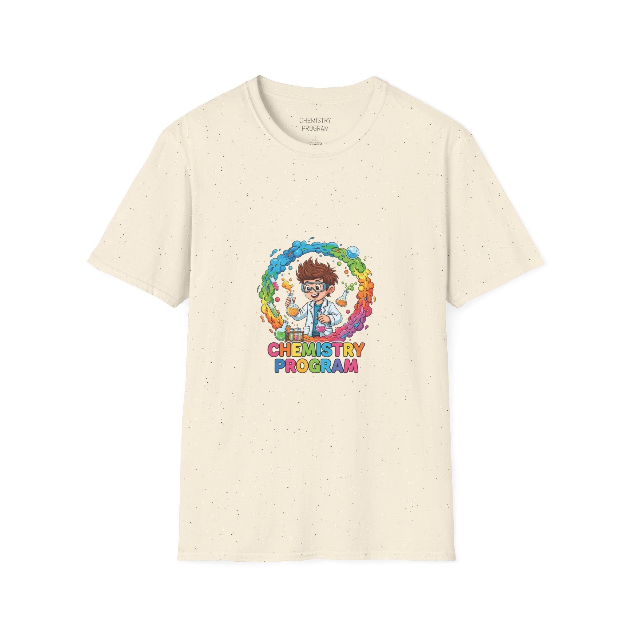 Chemistry Program T-Shirt — Colorful Science Club Tee