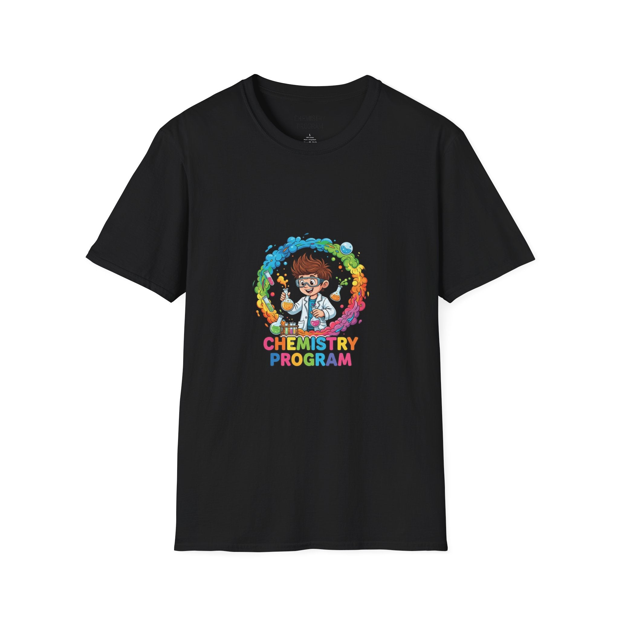 Chemistry Program T-Shirt — Colorful Science Club Tee