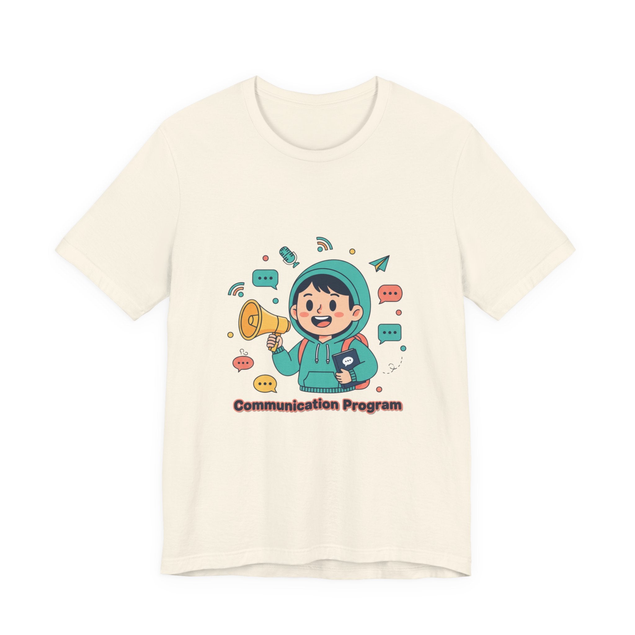 Communication Program T‑Shirt — Cute Mascot Tee