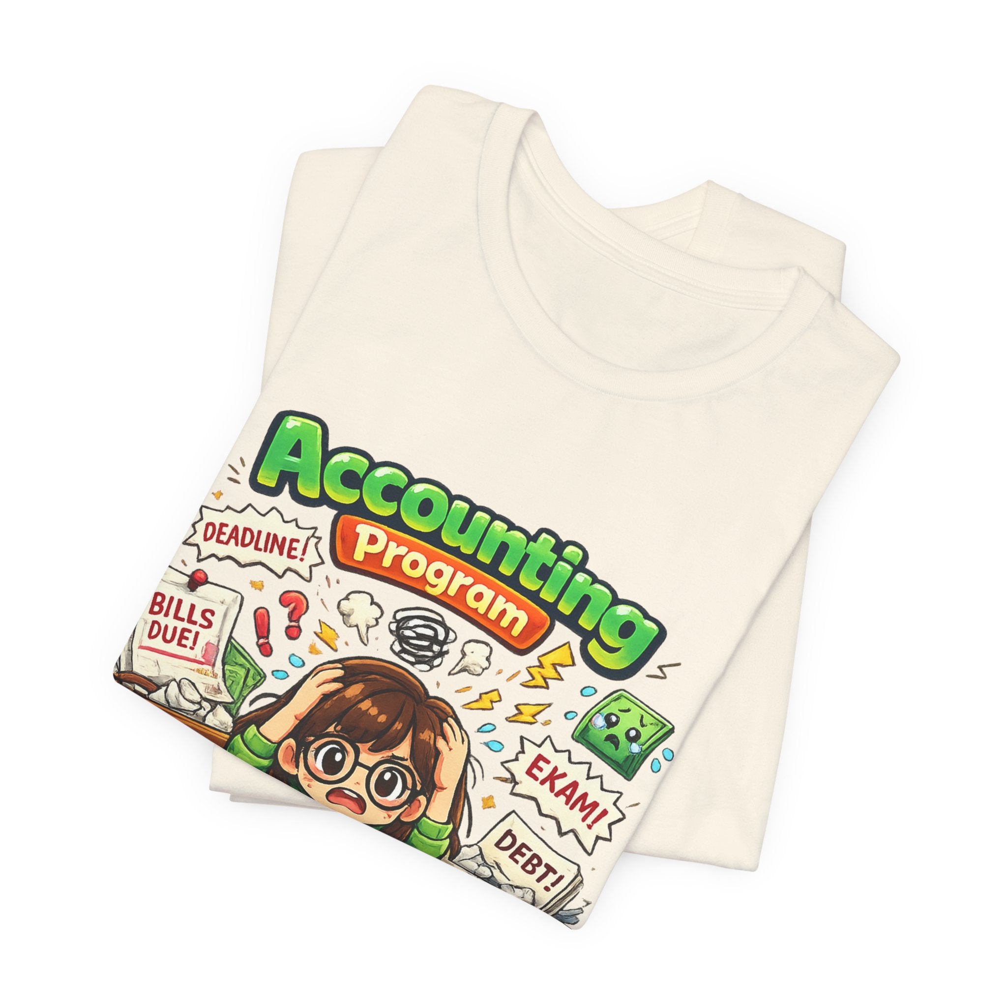 Accounting Program Student Tee — Cute Study Cartoon College Shirt