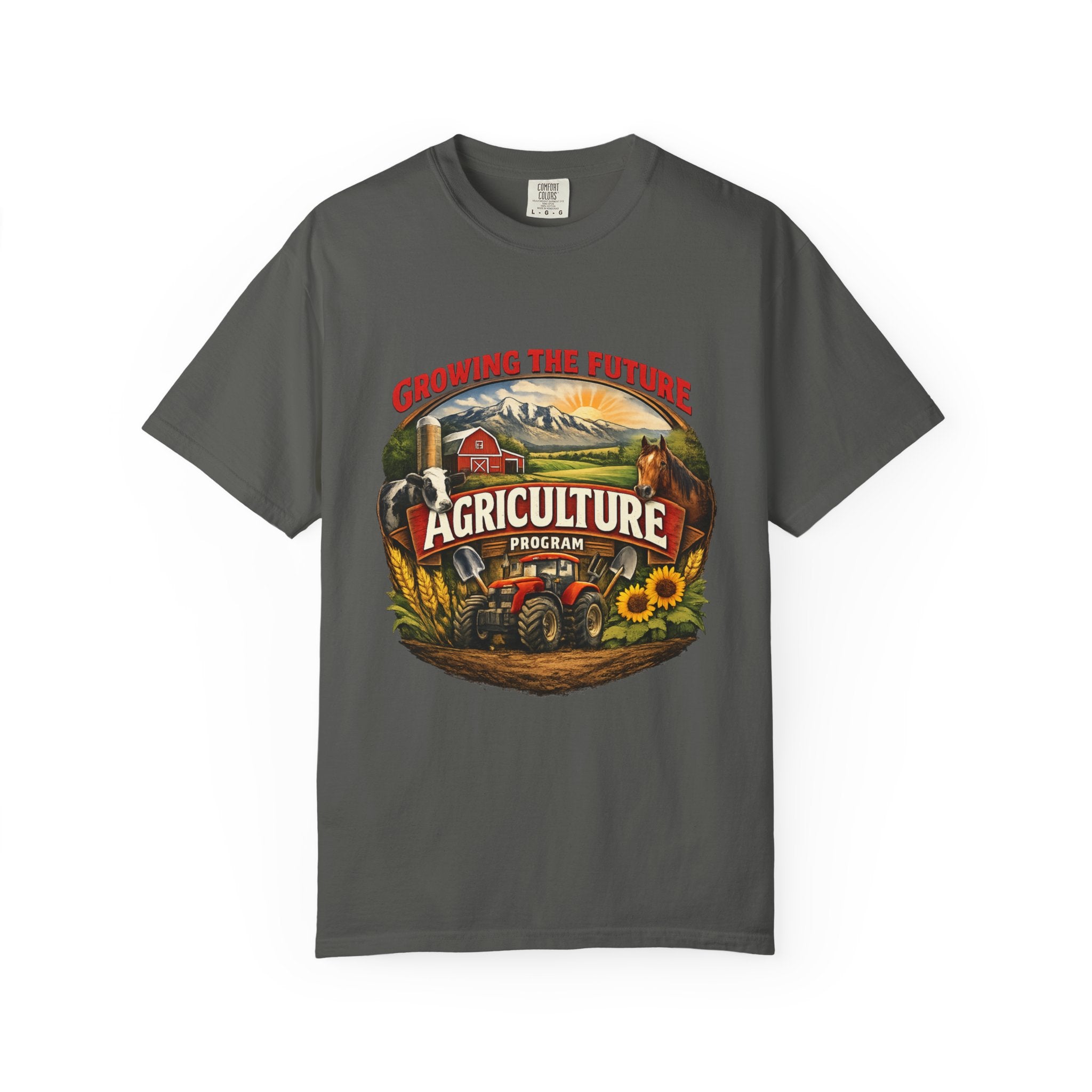 Agriculture Program T‑Shirt — "Growing the Future" Farm Vintage Graphic