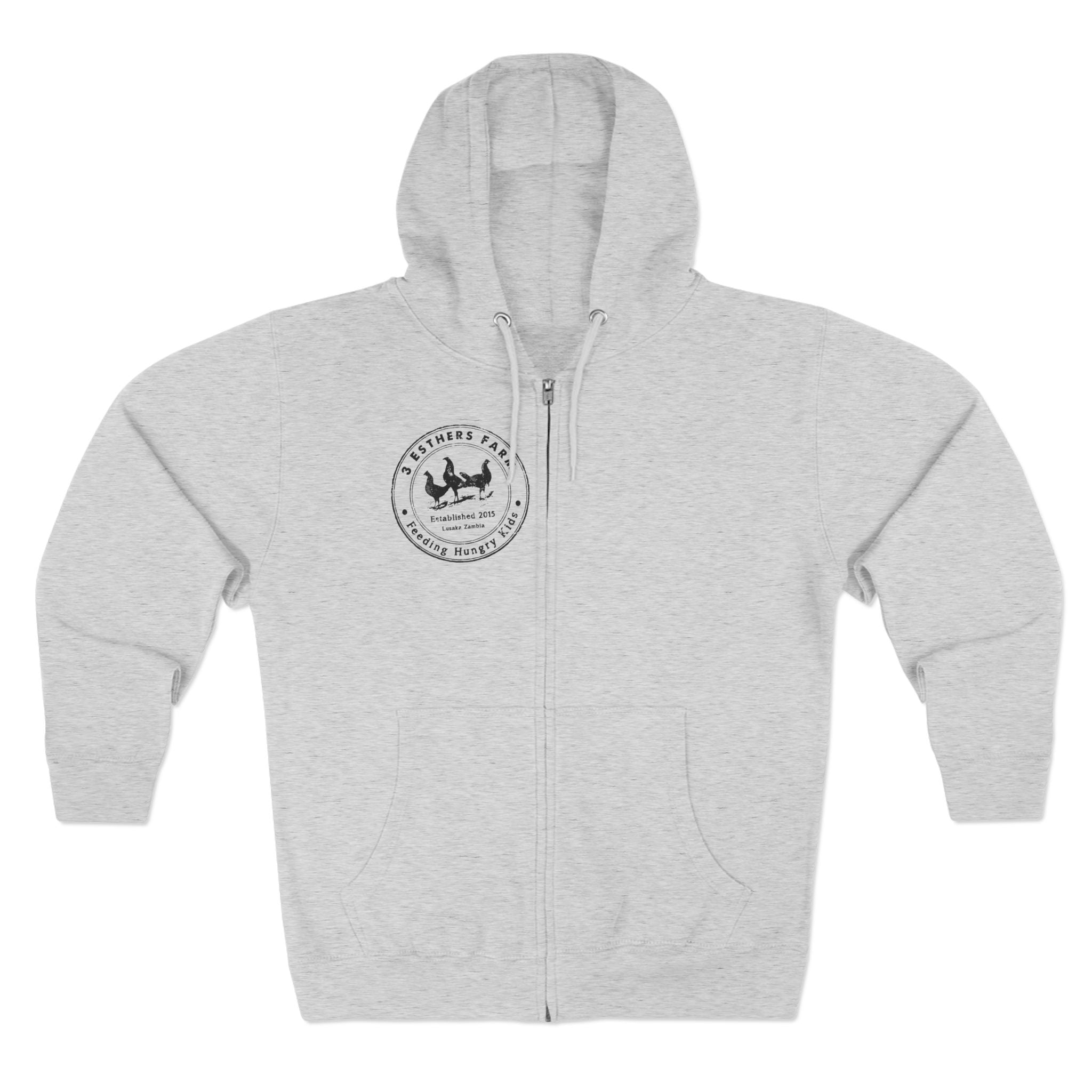 3 Esther Zip Hoodie – Coastal Sailing Badge Chest Print