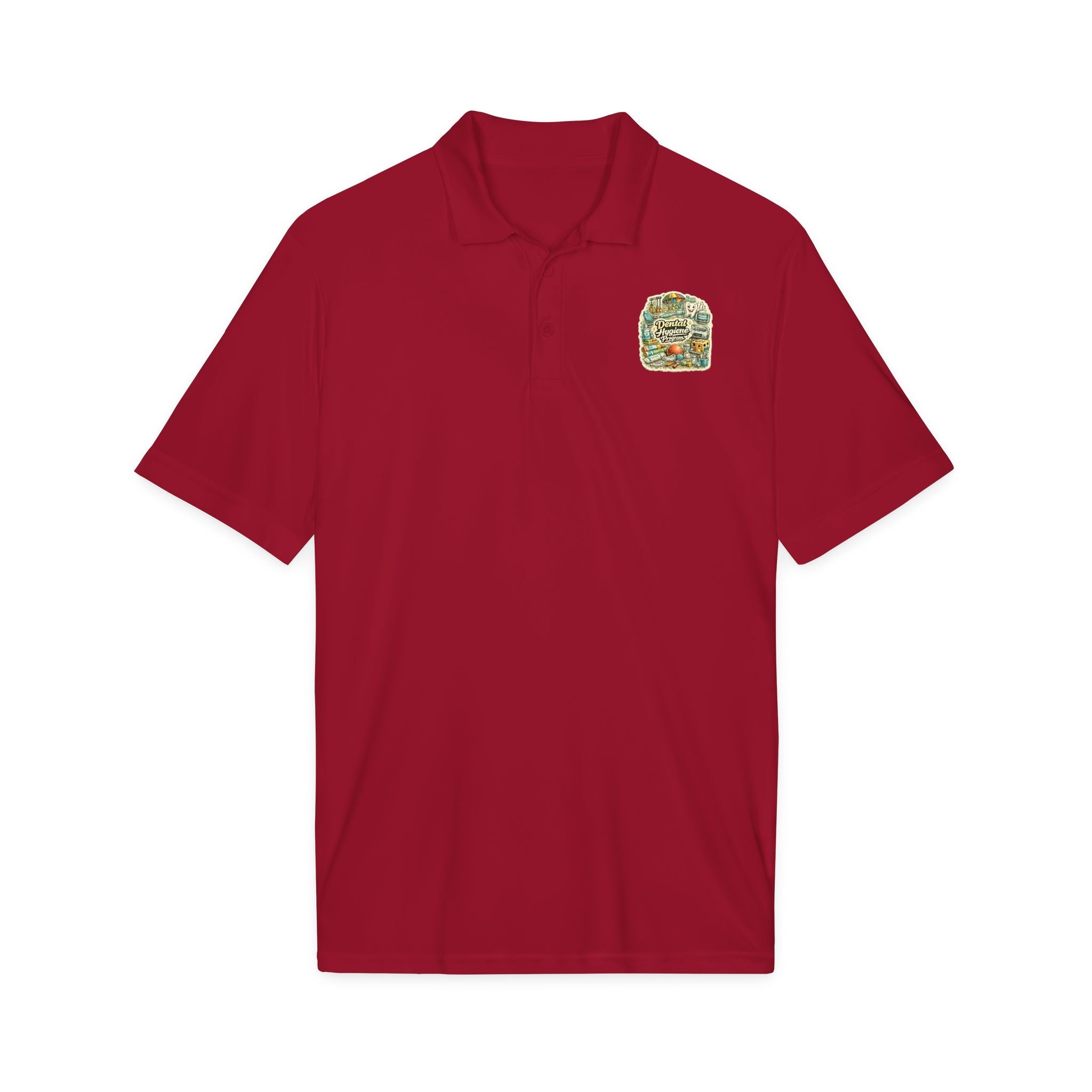 Dental Hygiene Polo Shirt — Embroidered Vintage Camper Shirt