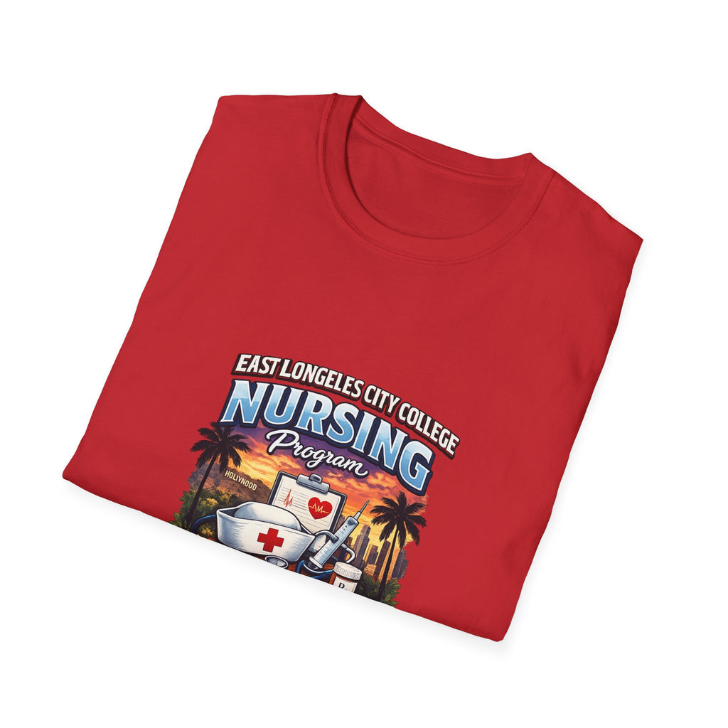 California Nursing Program T-Shirt — Retro Palm Tree Beach Nurse Design