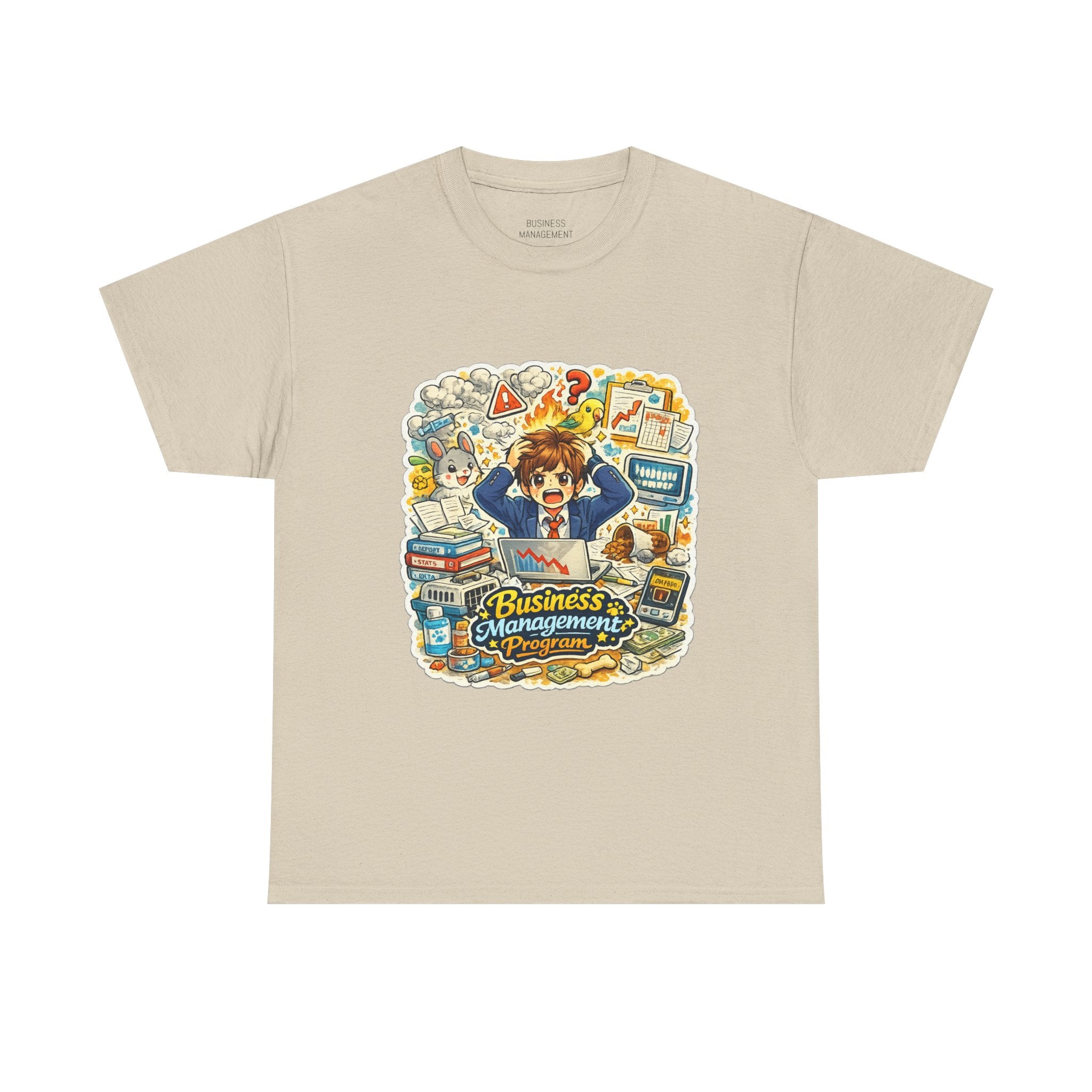 Business Management Major T-Shirt - Cute College Illustration Tee