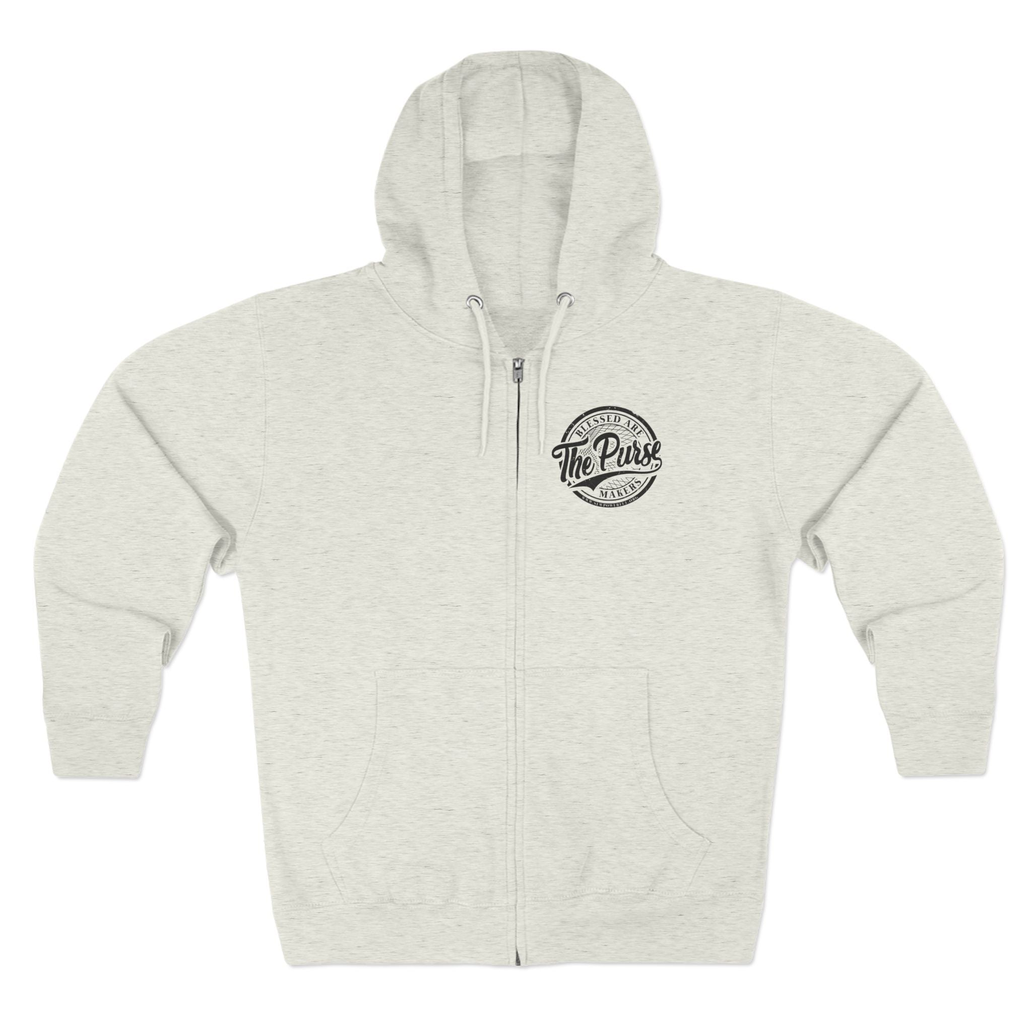 The Purse Zip Hoodie — Vintage Camping Logo Hooded Jacket