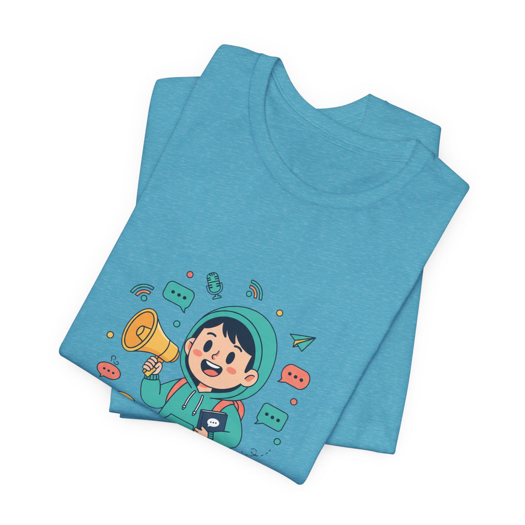 Communication Program T‑Shirt — Cute Mascot Tee