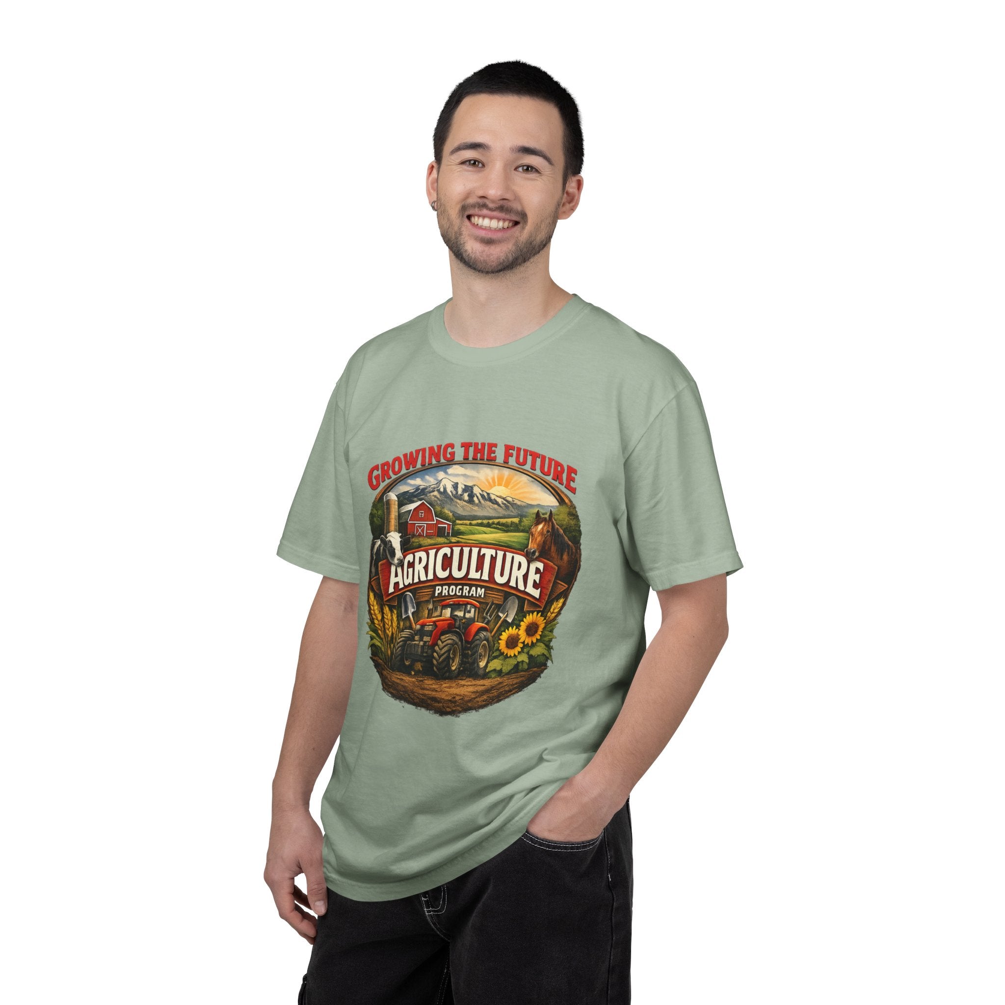 Agriculture Program T‑Shirt — "Growing the Future" Farm Vintage Graphic
