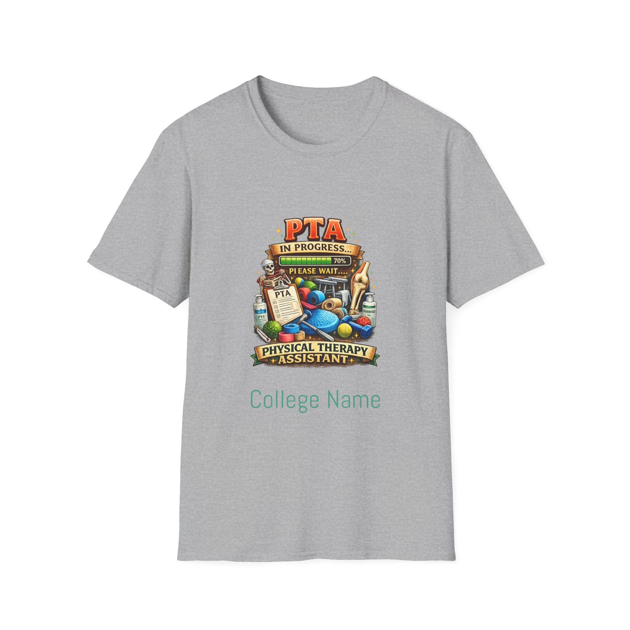 PTA In Progress T-Shirt — Physical Therapy Assistant Funny Therapist Gift
